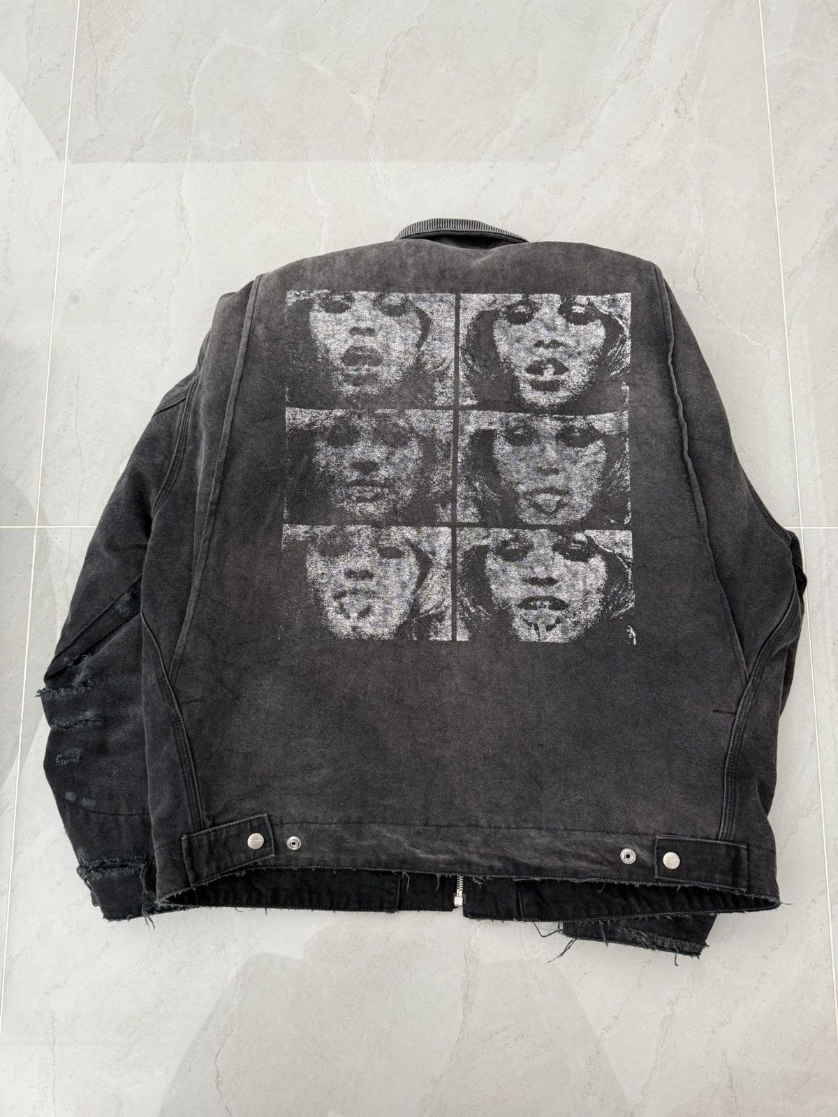 Enfants Riches Deprimes Womens Face Denim Jacket Sz.L