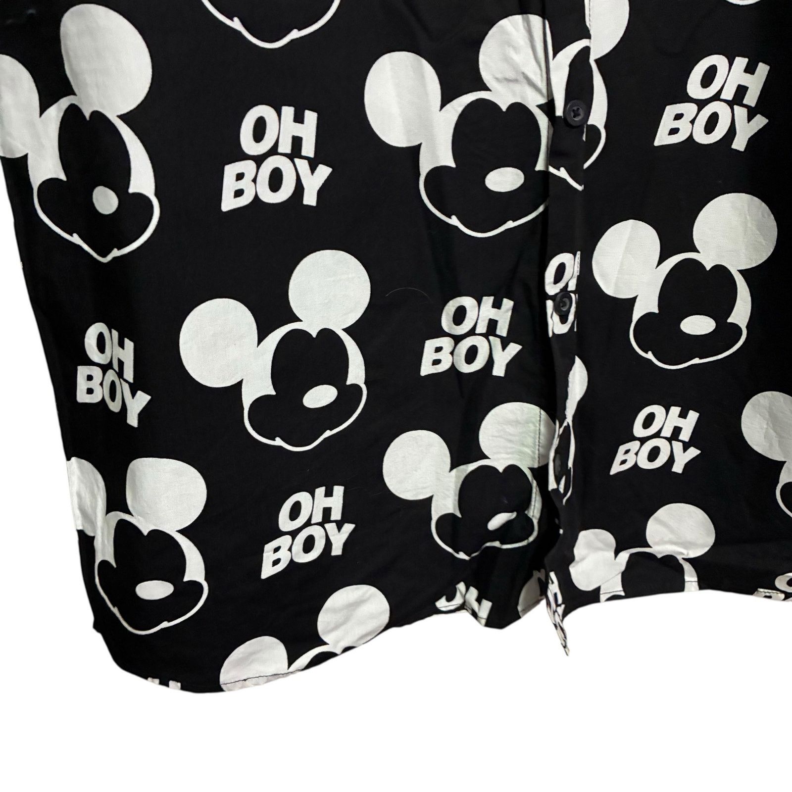 Disney Disney x Neff Mickey Mouse 'Oh Boy' Button Up Mens Size XL Size US XL / EU 56 / 4 - 3 Thumbnail