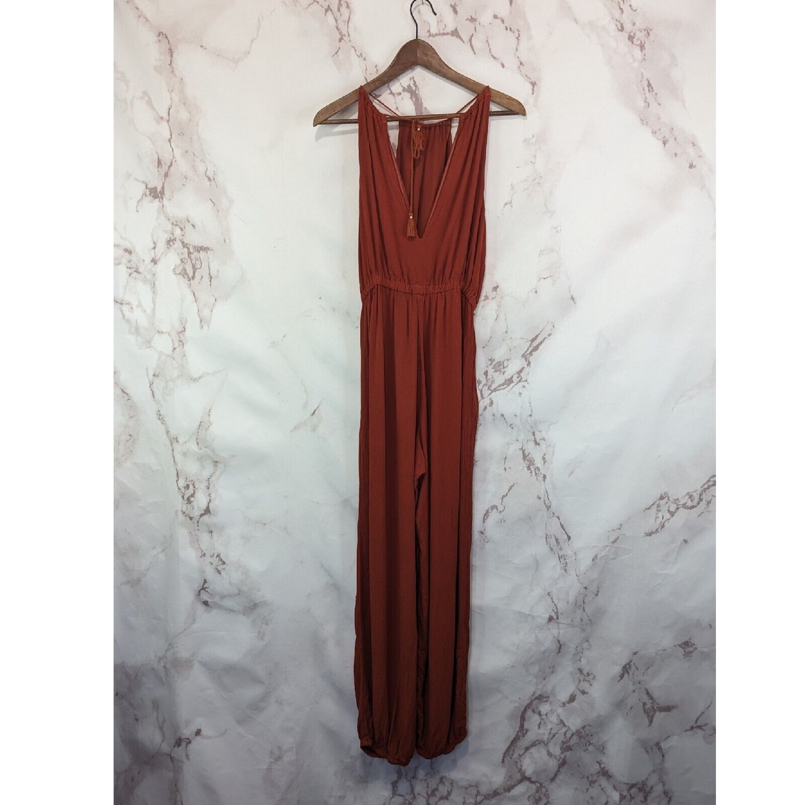 Anthropologie Anthropologie Elevenses Jumpsuit Women XS North Beach Orange Size 26" / US 2 / IT 38 - 1 Thumbnail