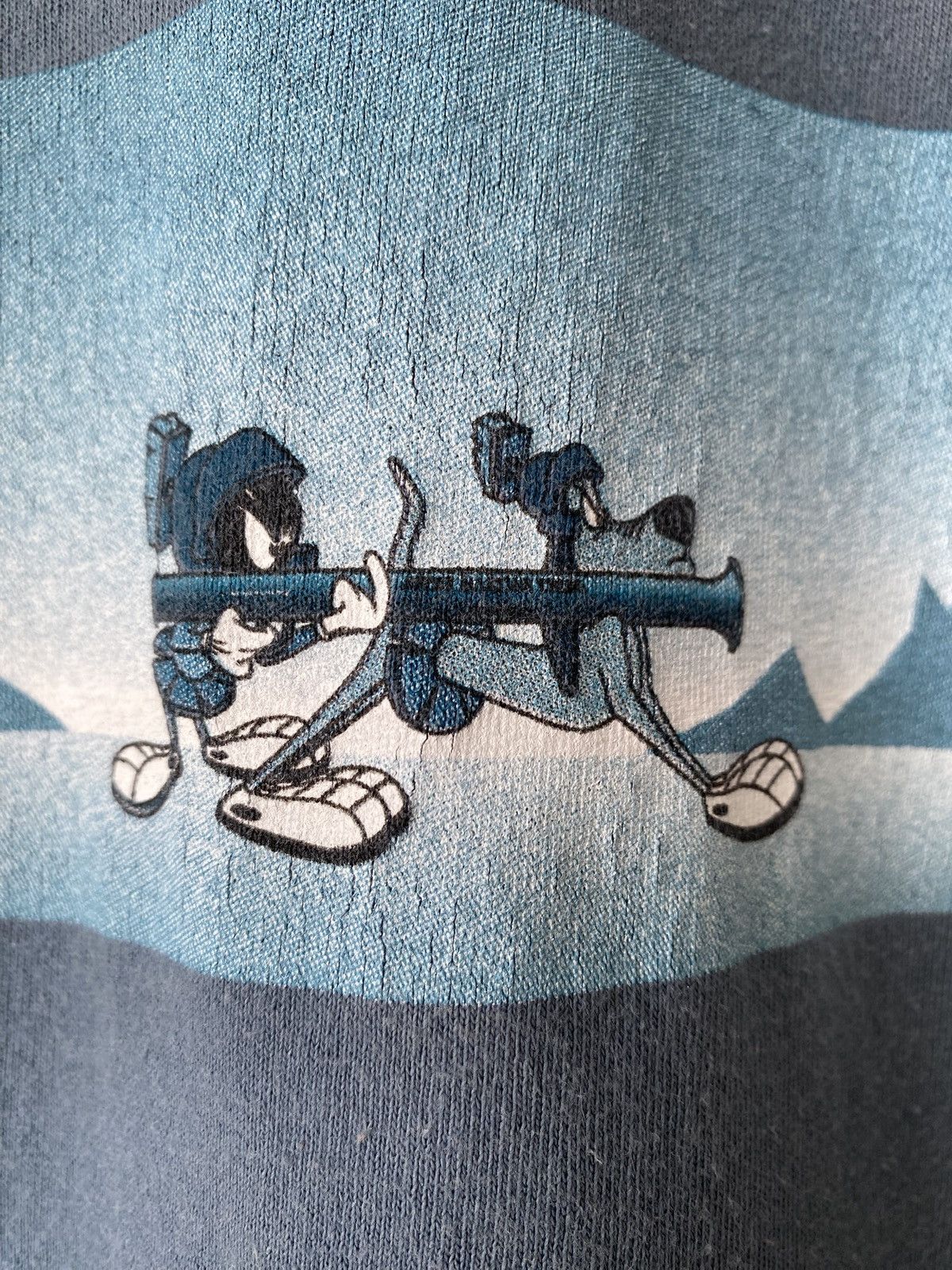 Cartoon Network Vintage Looney Tunes T-Shirt Marvin Martian 90s Retro Size US XL / EU 56 / 4 - 3 Thumbnail