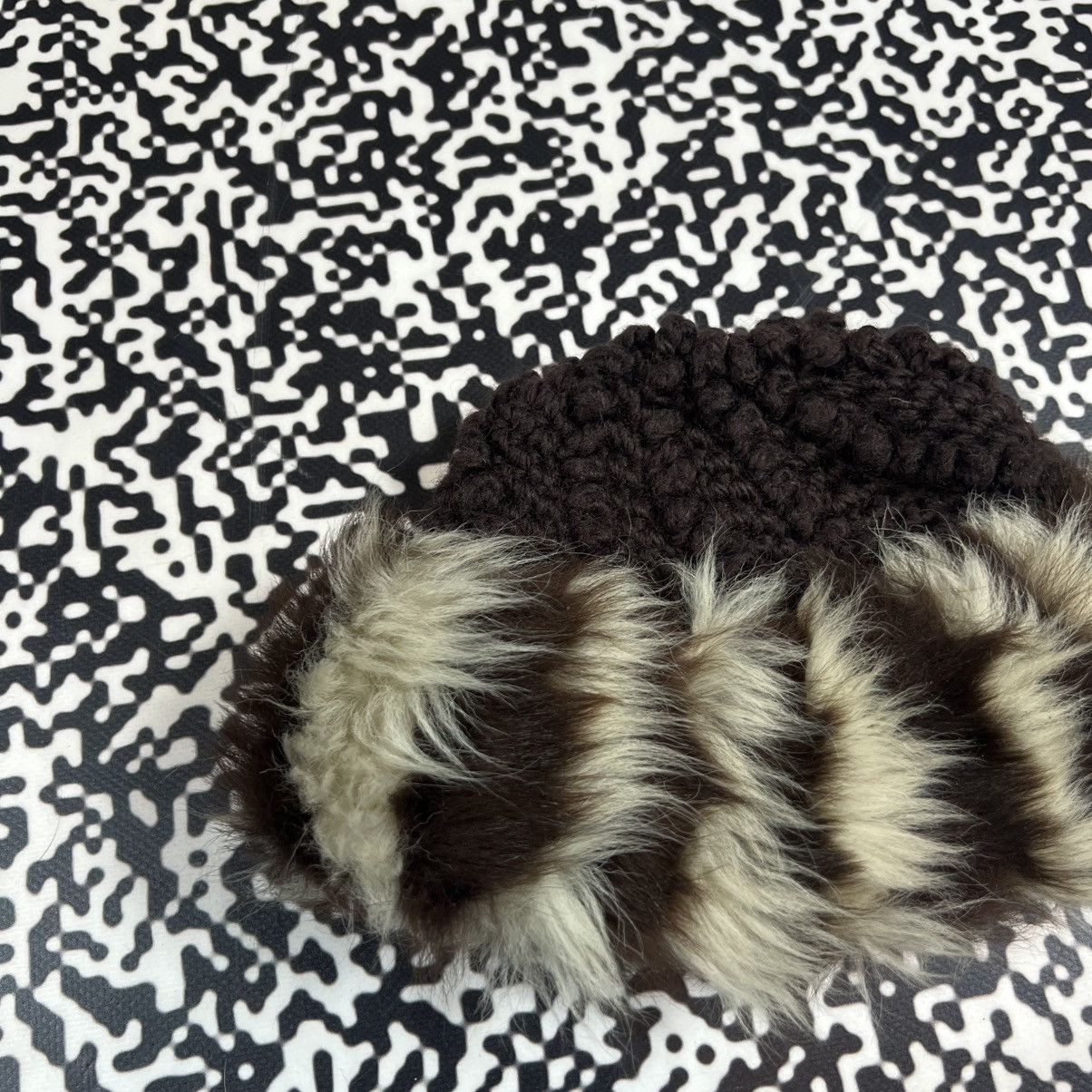 Vintage Vintage Y2K Japanese Fur Mohair Style Knitted Beanie Hat Size ONE SIZE - 3 Thumbnail