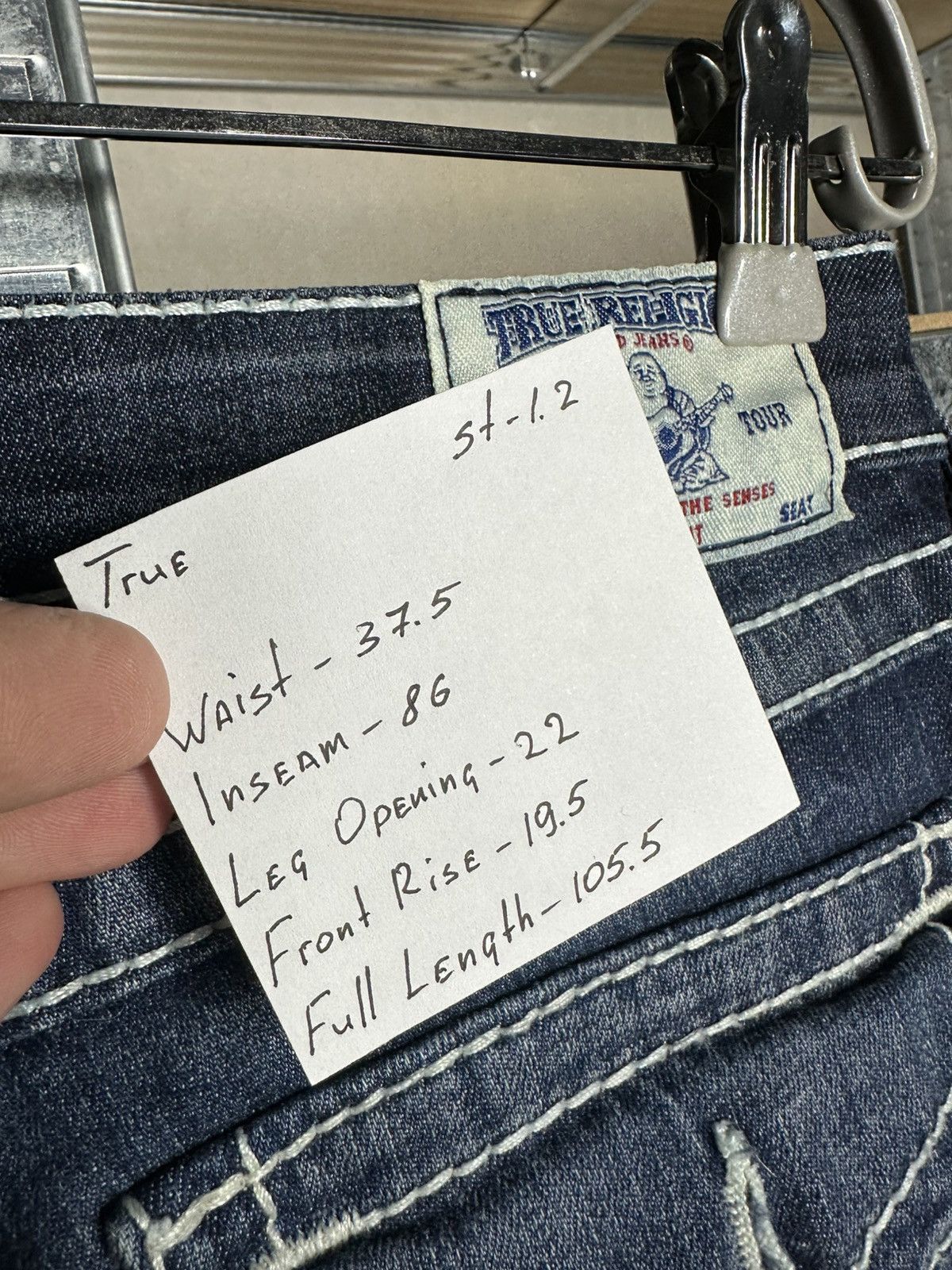 True Religion True Religion DISCO BILLY BIG T Bootcut Jeans Stitch Size 26 Size 26" / US 2 / IT 38 - 10 Thumbnail
