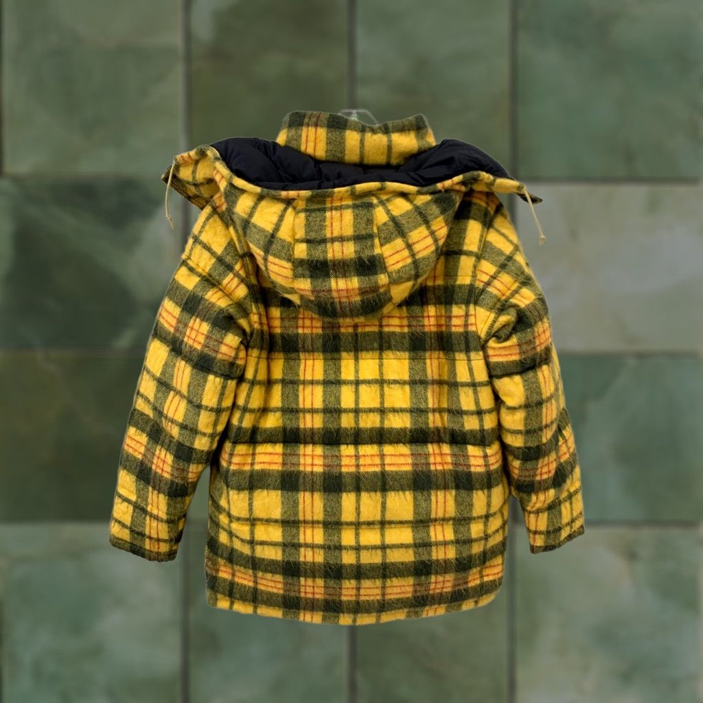 The North Face VINTAGE The North Face Brown Label Plaid Puffer Parka Jacket Mens M Yellow Wool Size US M / EU 48-50 / 2 - 1 Thumbnail