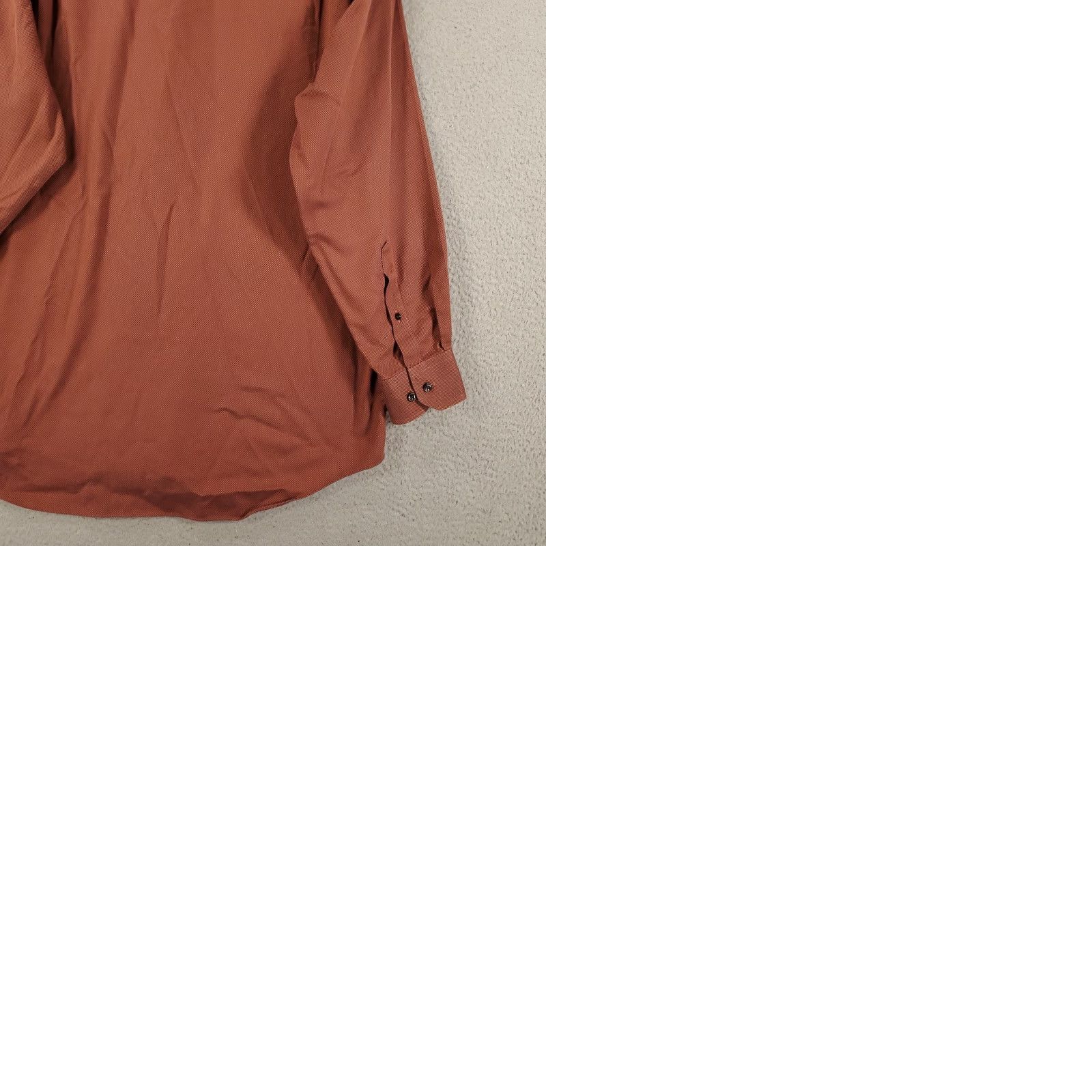 Vintage Roberto Villini Shirt Men 32 33 Rust Red Non Iron Travel Collection Mens Size US XS / EU 42 / 0 - 9 Thumbnail