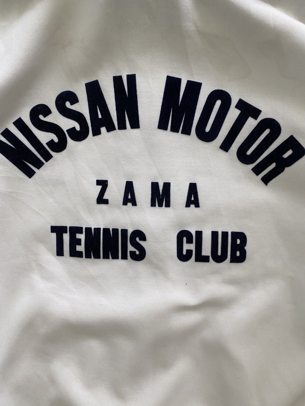 Japanese Brand vintage JAPAN NISSAN MOTO ZAMA TENNIS CLUB tracktop jacket Size US M / EU 48-50 / 2 - 4 Thumbnail