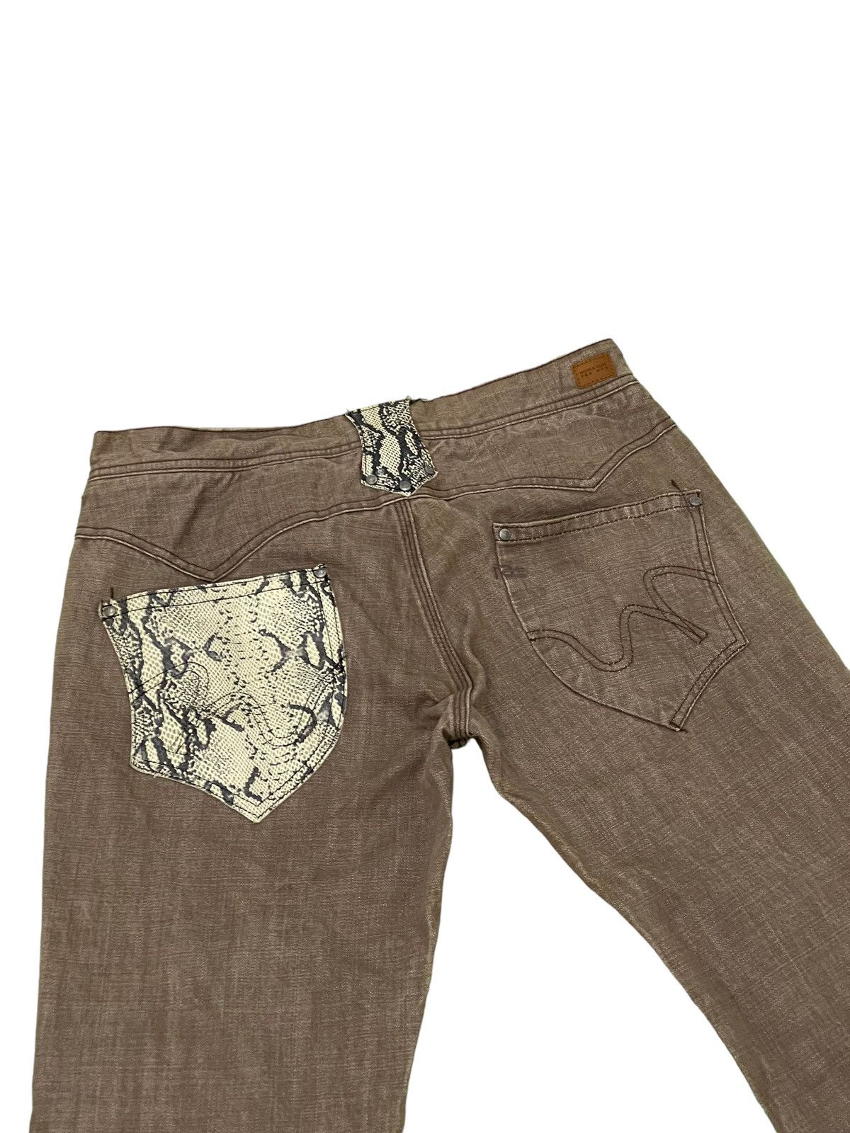 HIDEAWAYS Slim Jeans Nicole Club Python Distress 8🟦0 Size US 32 / EU 48 - 8 Thumbnail