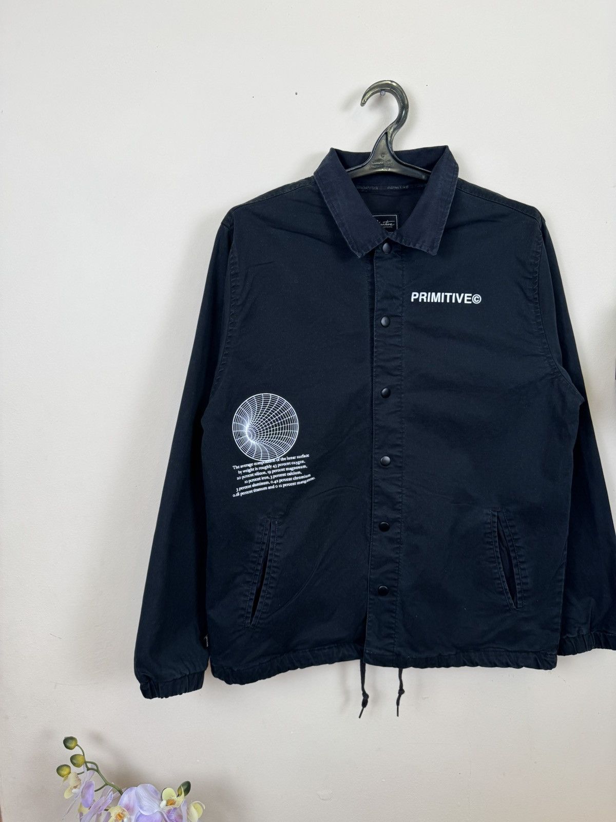 Primitive Primitive Moon Coach Jacket Skateboarding Streetwear L Hype Size US L / EU 52-54 / 3 - 7 Thumbnail