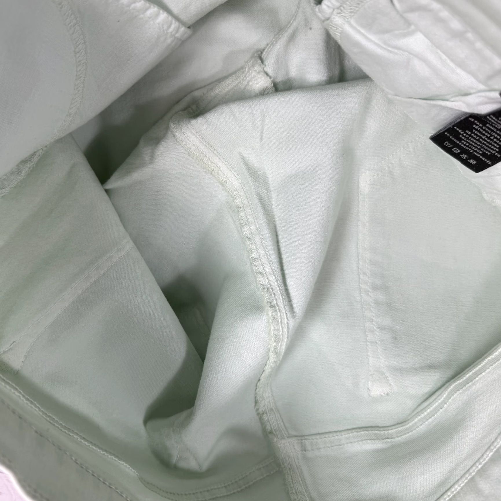 J Brand J Brand Alana Women's Light Distressed Ankle Jeans High Rise Cotton W34 Light green 27.5in Inseam Womens Jeans Size 24" / US 00 / IT 34 - 7 Thumbnail