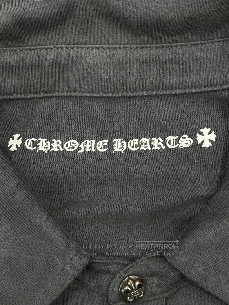 Chrome Hearts CHROME HEARTS Size L Grey horseshoe T-bar short-sleeved shi Size US L / EU 52-54 / 3 - 7 Thumbnail