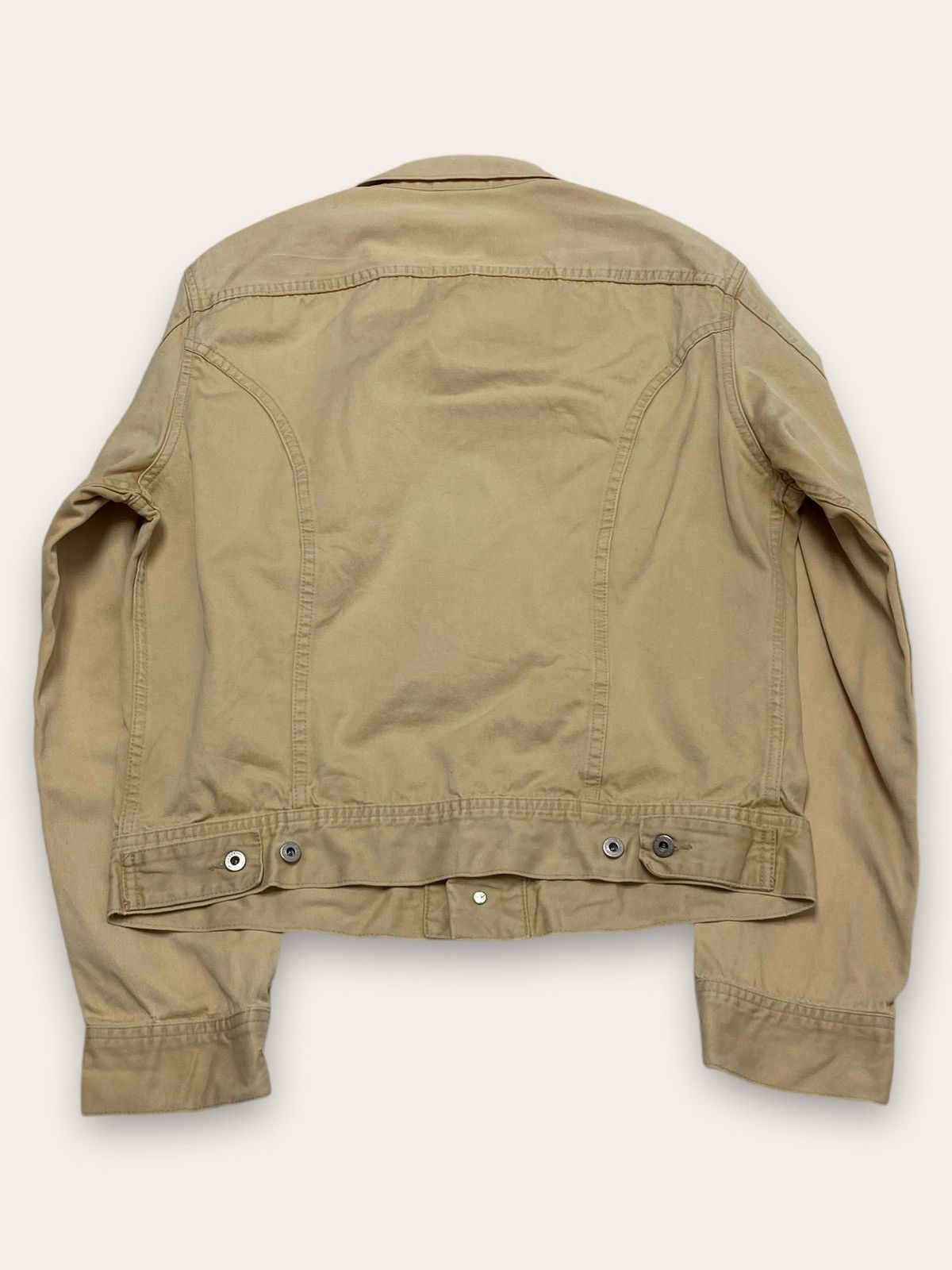 Diesel Vintage DIESEL Beige Denim Jean Jacket Grunge Y2K Size M / US 6-8 / IT 42-44 - 8 Thumbnail