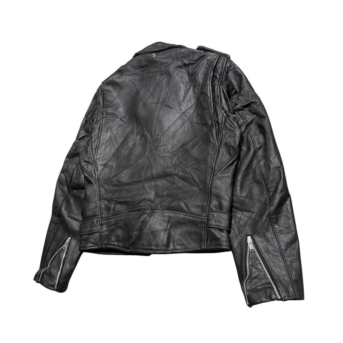 Schott Vintage 80s Schott Perfecto 618 Double Colar Leather Jacket Size US S / EU 44-46 / 1 - 16 Thumbnail