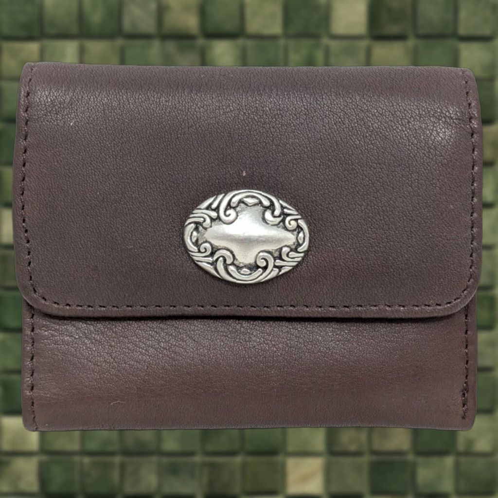 Vintage VINTAGE Princess Gardner Genuine Leather Brown ID Credit Card Coin Purse Wallet Mens Womens Girls Boys per item Size ONE SIZE - 1 Thumbnail