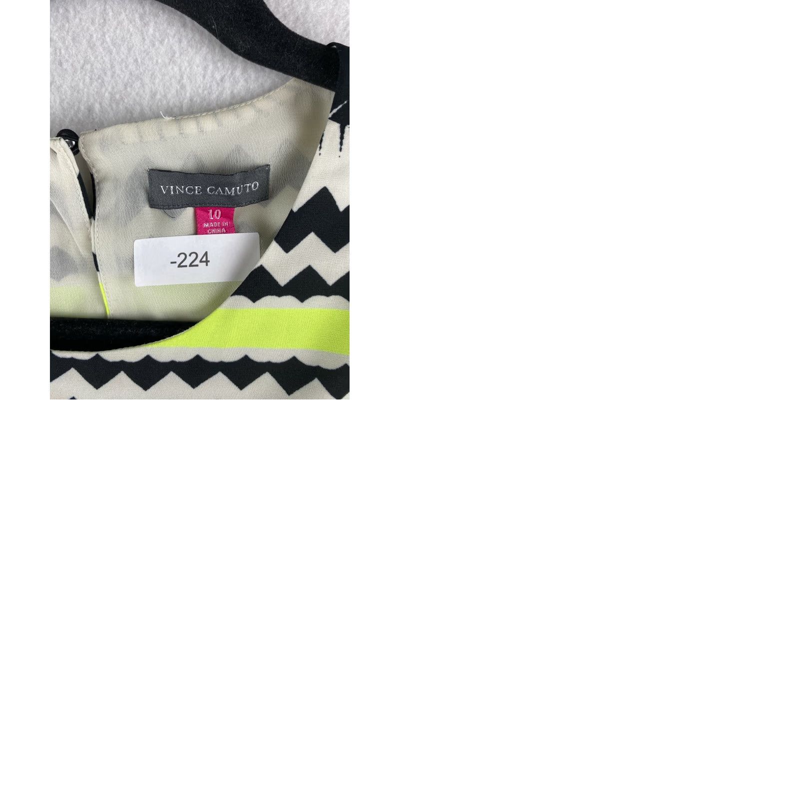 Vince Camuto Vince Camuto Dress Womens 10 Multicolor A Line Sleeveless Lined Tie-Waist Dress Mens? Size L / US 10 / IT 46 - 9 Thumbnail