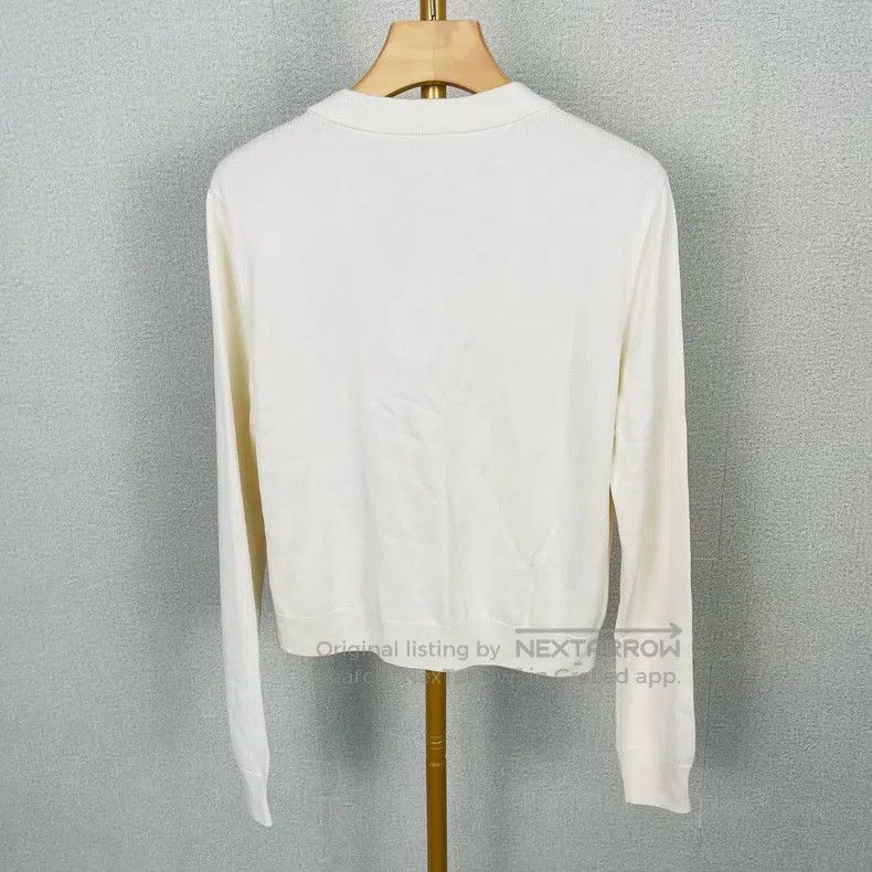 Hermes Hermes White Wool Open Cardigan Size XS / US 0-2 / IT 36-38 - 2 Thumbnail