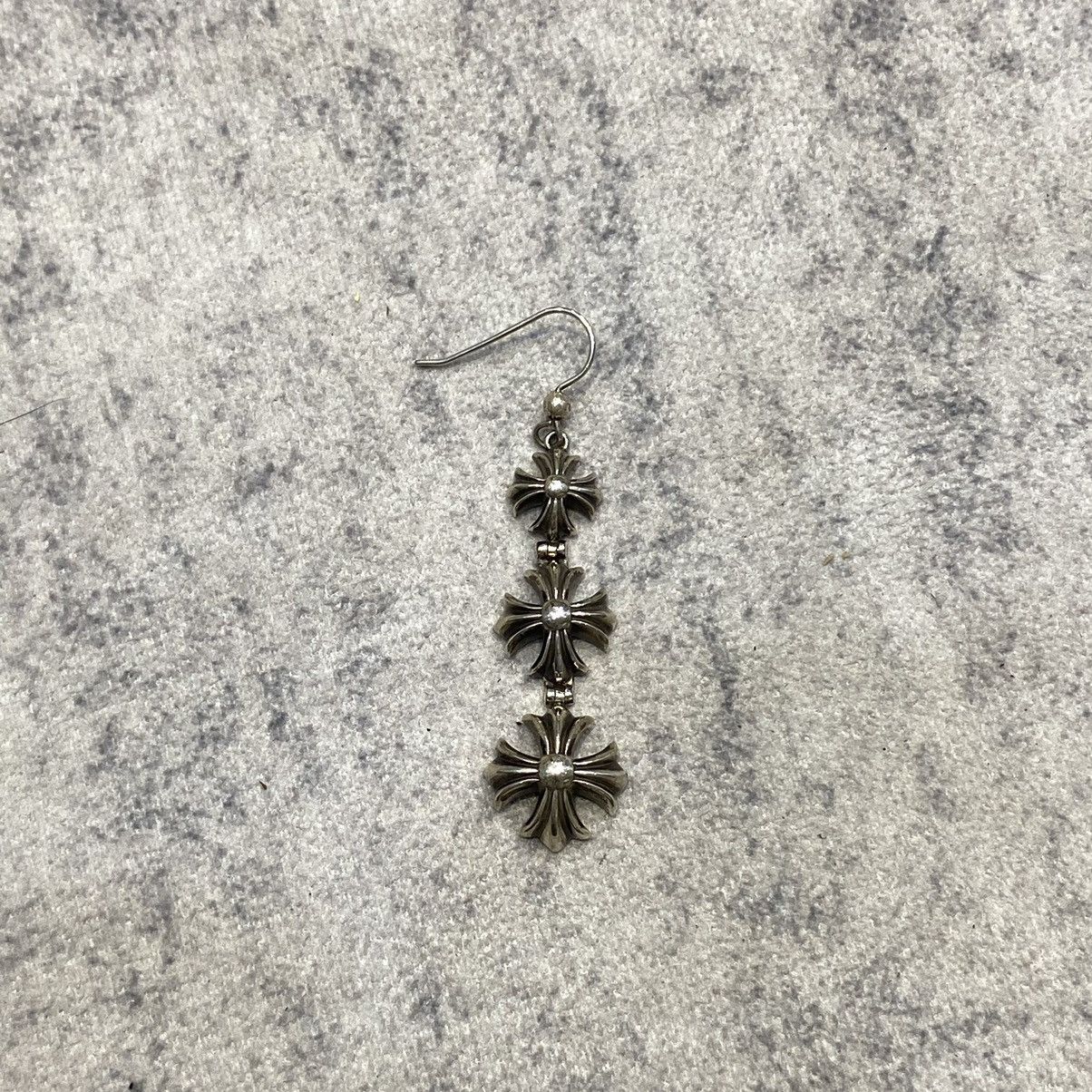 Chrome Hearts Chrome Hearts CH PLUS POST DICE Left Side earring silver Size ONE SIZE - 4 Thumbnail