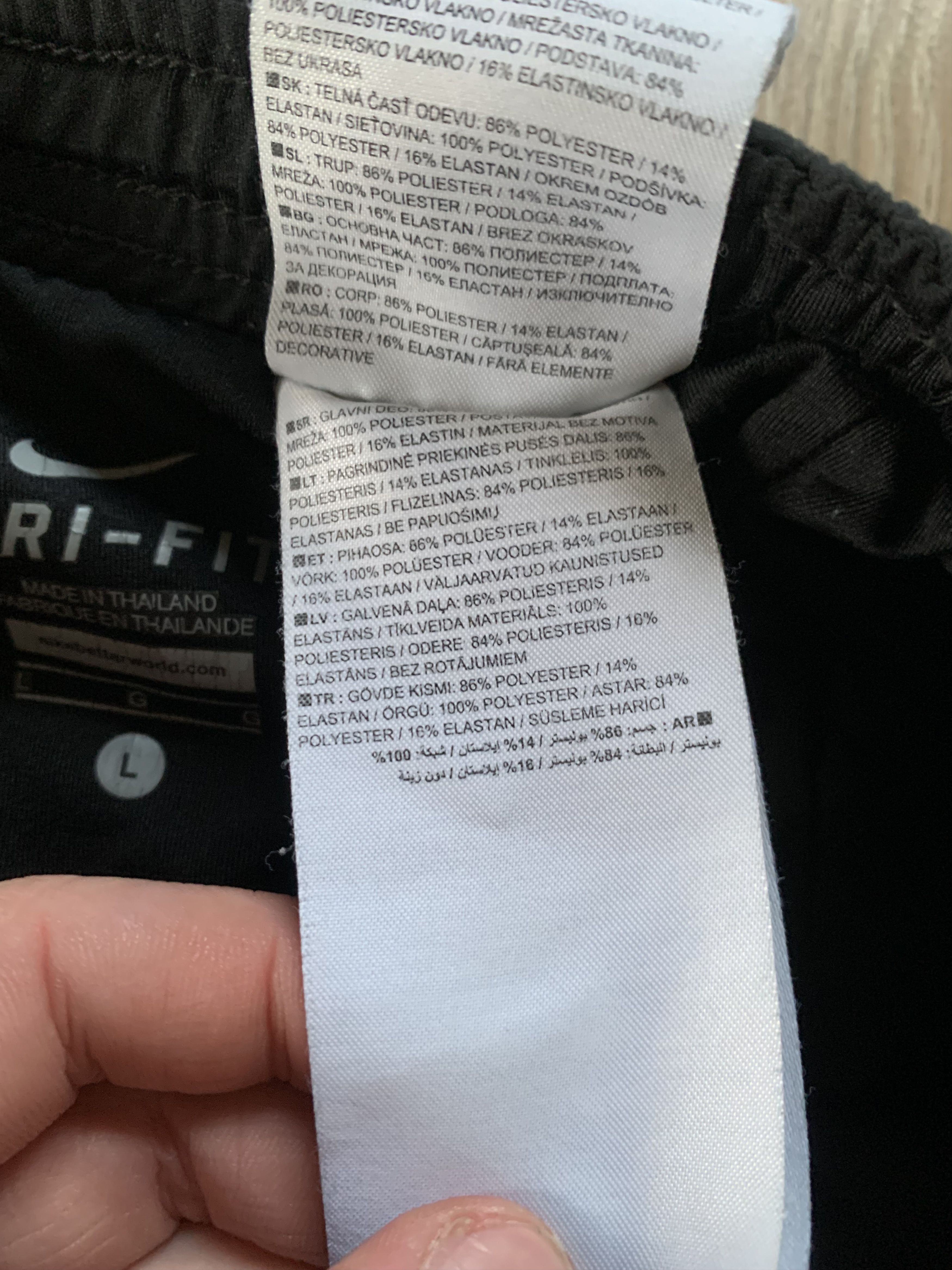 Nike Nike Dri Fit Black Training Shorts Size US 32 / EU 48 - 8 Thumbnail
