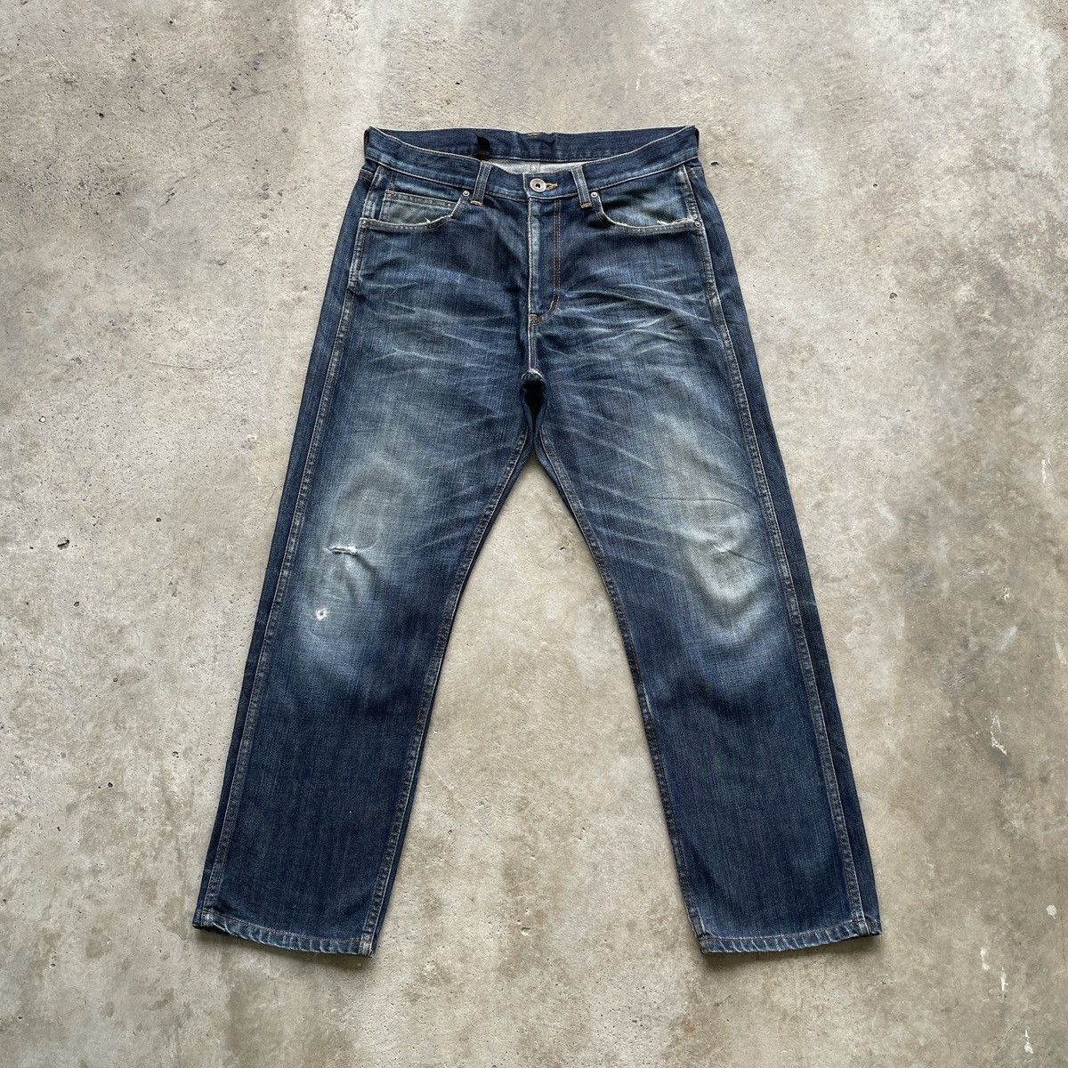 Japanese Brand Vintage GogmaGog Jeans Japan Faded Denim Pants Distressed Size US 32 / EU 48 - 1 Thumbnail