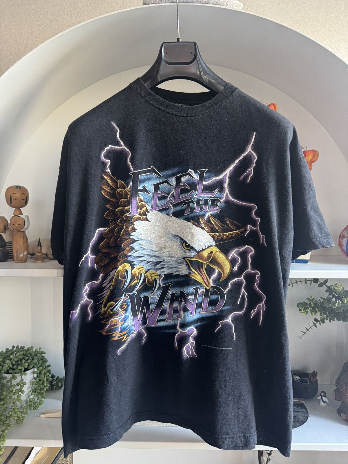 Vintage Vintge 90s Thunder. Feel the wind. Wearable size XL 25/28. Size US XL / EU 56 / 4 - 1 Thumbnail