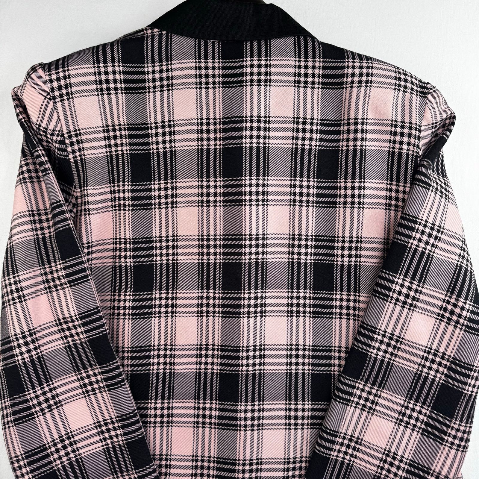 Vintage Vintage 80s 90s Pink Black Plaid Blazer Women’s Size 12 Size XL / US 12-14 / IT 48-50 - 7 Thumbnail