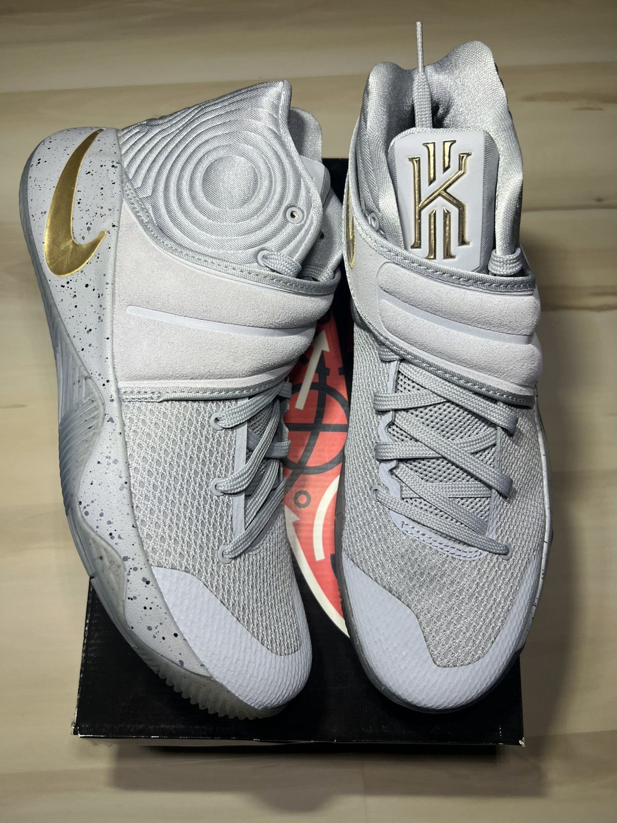 Nike Nike Kyrie 2 Battle Grey Basketball DS Size 11 SKU 819583005 Size US 11 / EU 44 - 1 Thumbnail