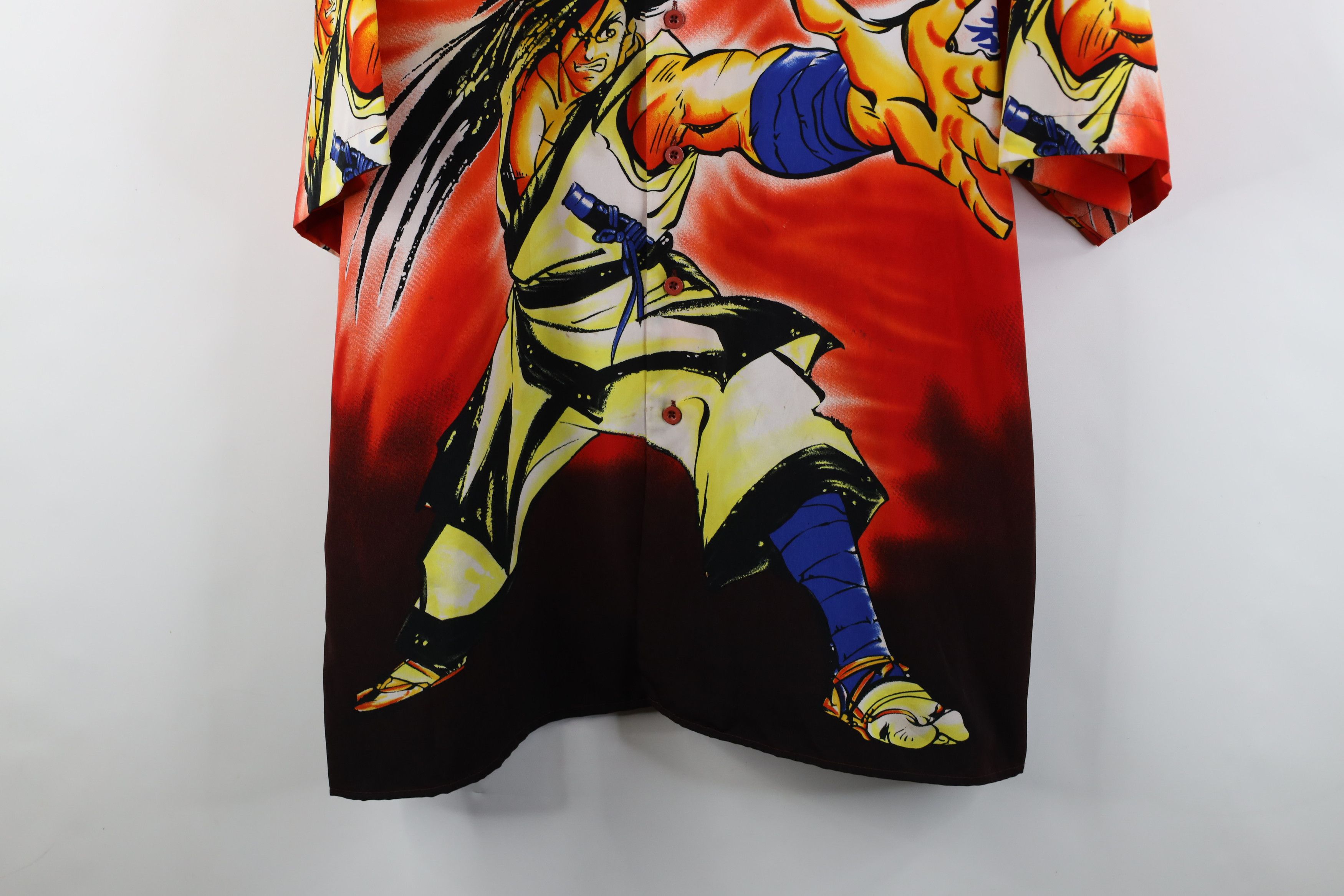 Vintage Vintage 90s Y2K Streetwear All Over Print Button Shirt Size US XXL / EU 58 / 5 - 3 Thumbnail