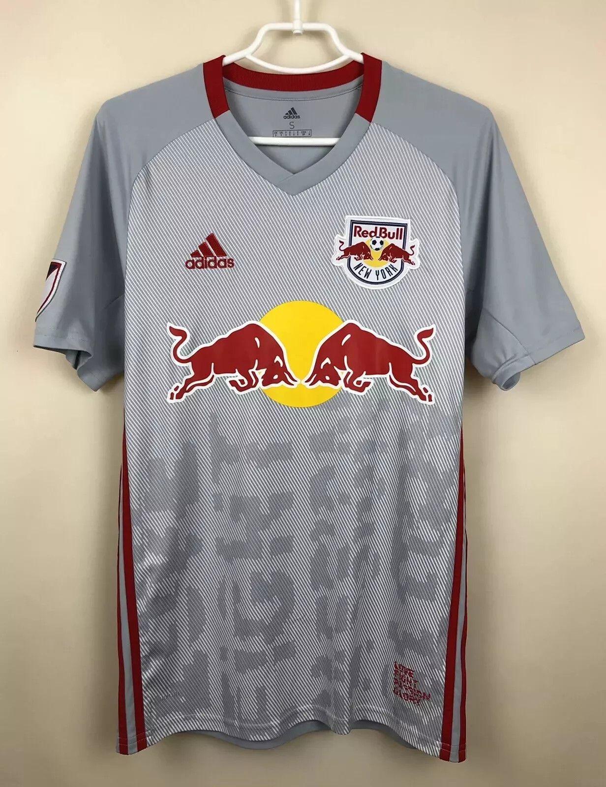 Adidas NEW YORK RED BULL 2019 2020 AWAY JERSEY SOCCER SHIRT Size US S / EU 44-46 / 1 - 1 Thumbnail