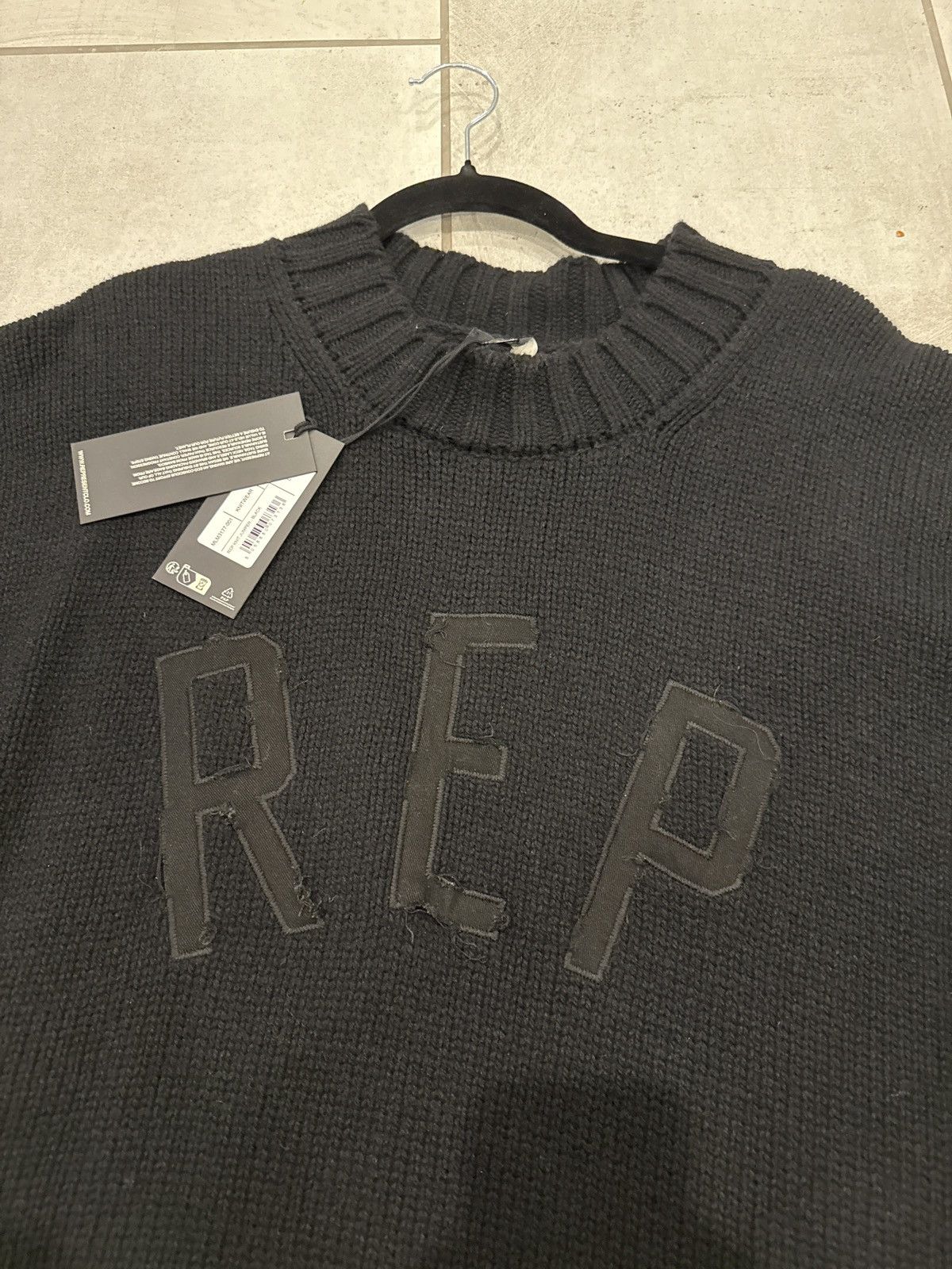 Represent Clo. Represent knit black jumper size L Size US L / EU 52-54 / 3 - 2 Thumbnail