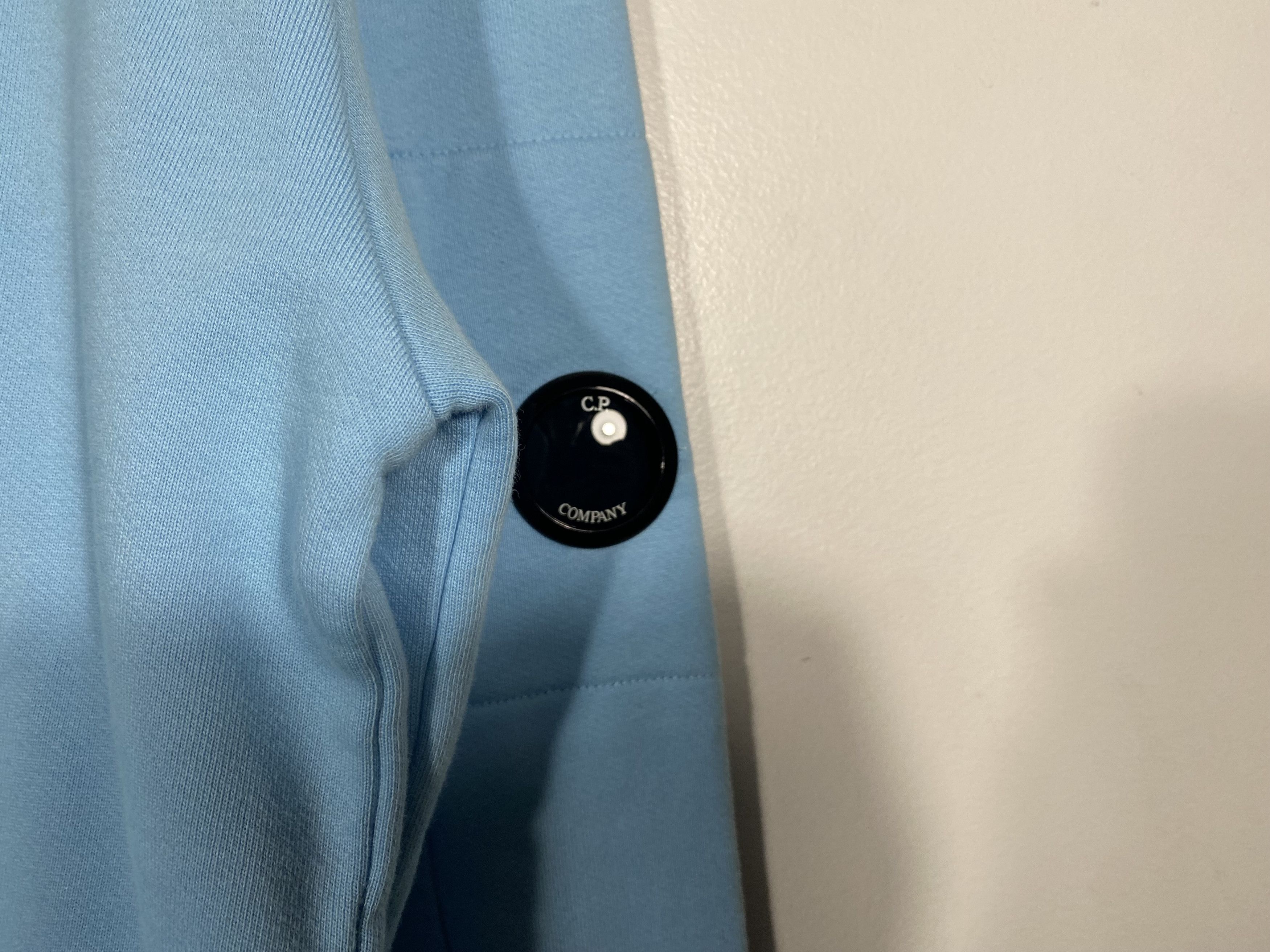 C.P. Company C.P. Company Diagonal Raised Fleece Lens Crewneck Blue Size US M / EU 48-50 / 2 - 5 Thumbnail