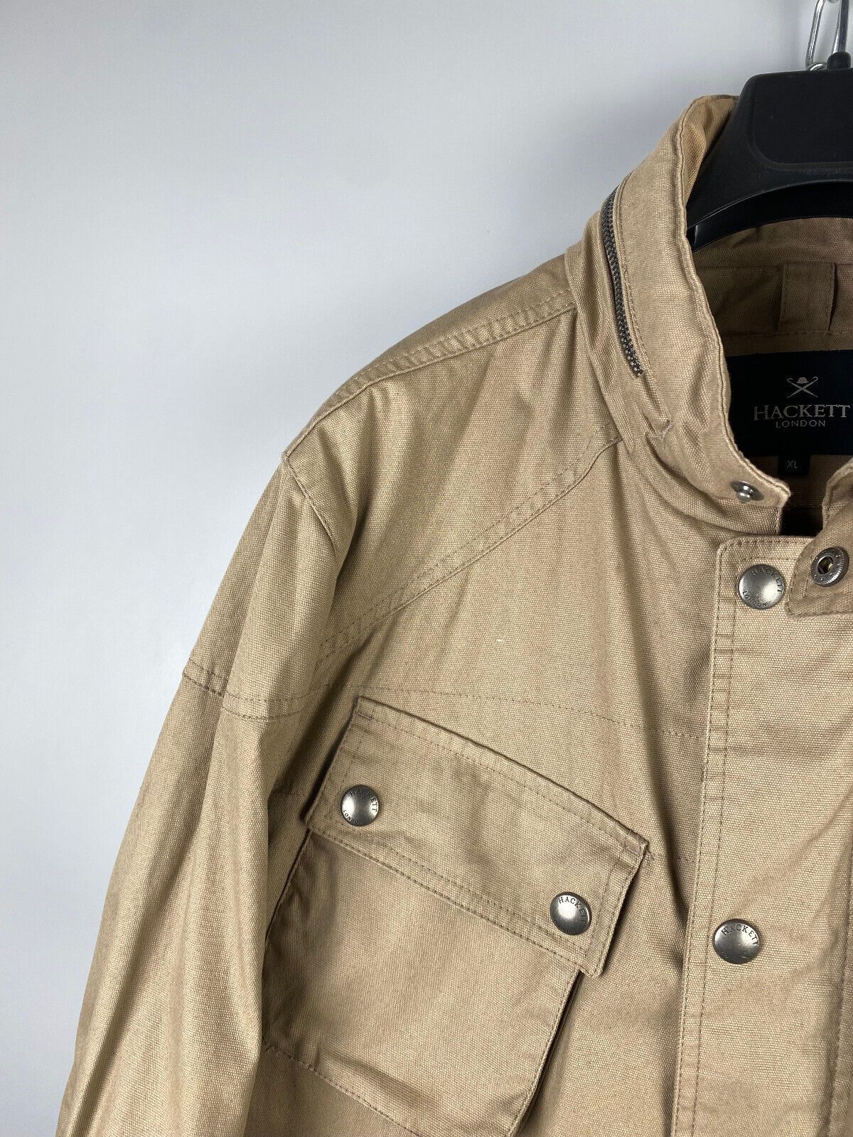 Hackett Hackett London Biker Motorcycle Velo Speed Jacket Coat Size US L / EU 52-54 / 3 - 4 Thumbnail
