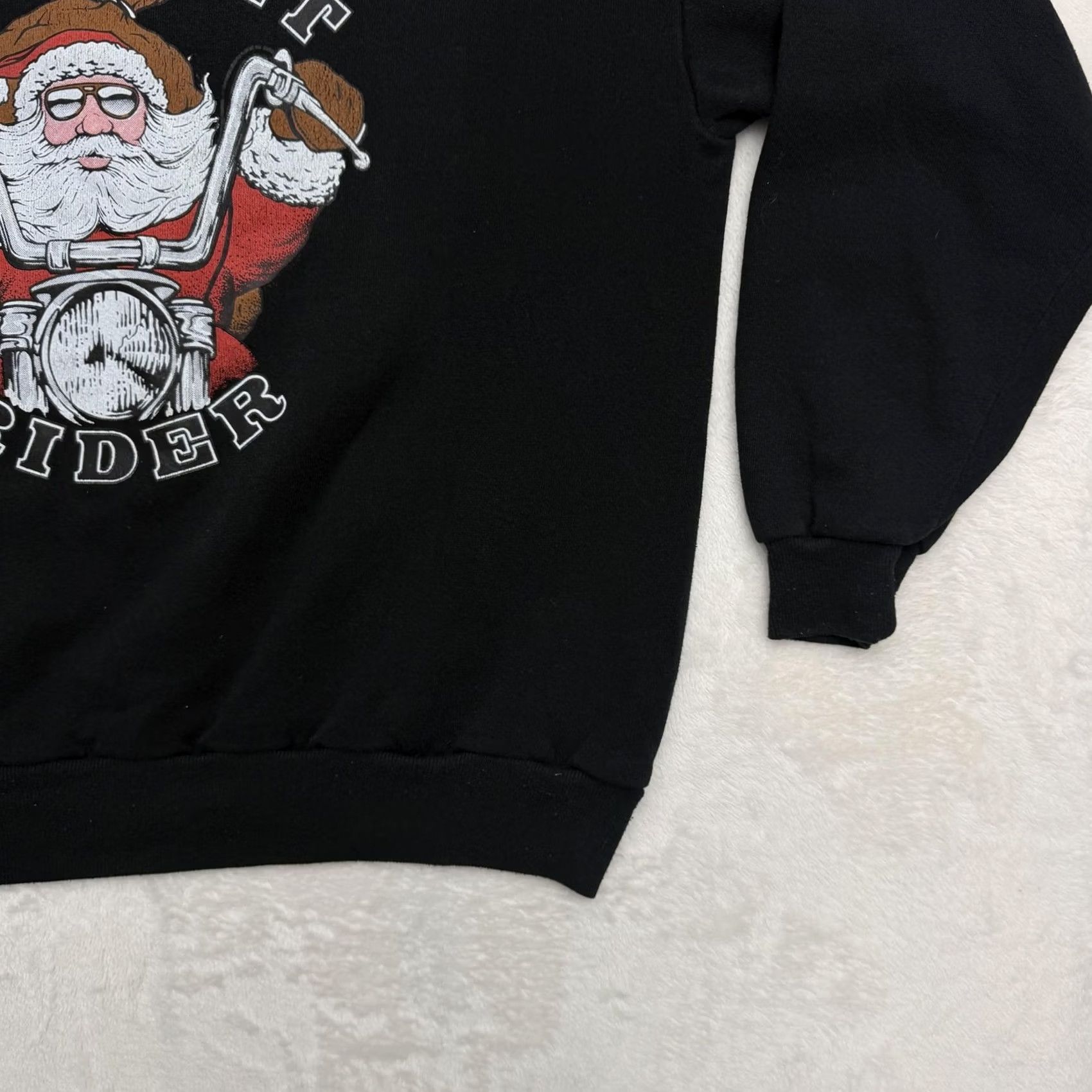 Jerzees VINTAGE Jerzees Sweatshirt Mens XL Santa Midnight Rider Biker Christmas 90s Size US XL / EU 56 / 4 - 5 Thumbnail