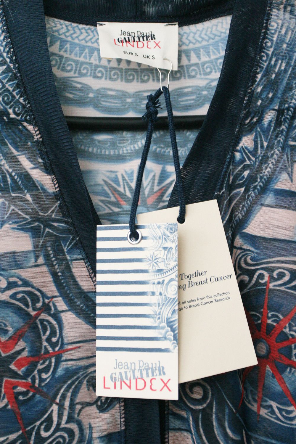 Jean Paul Gaultier Jean Paul Gaultier x Lindex JPG Mesh Top Dragon Tattoo Size S / US 4 / IT 40 - 6 Thumbnail