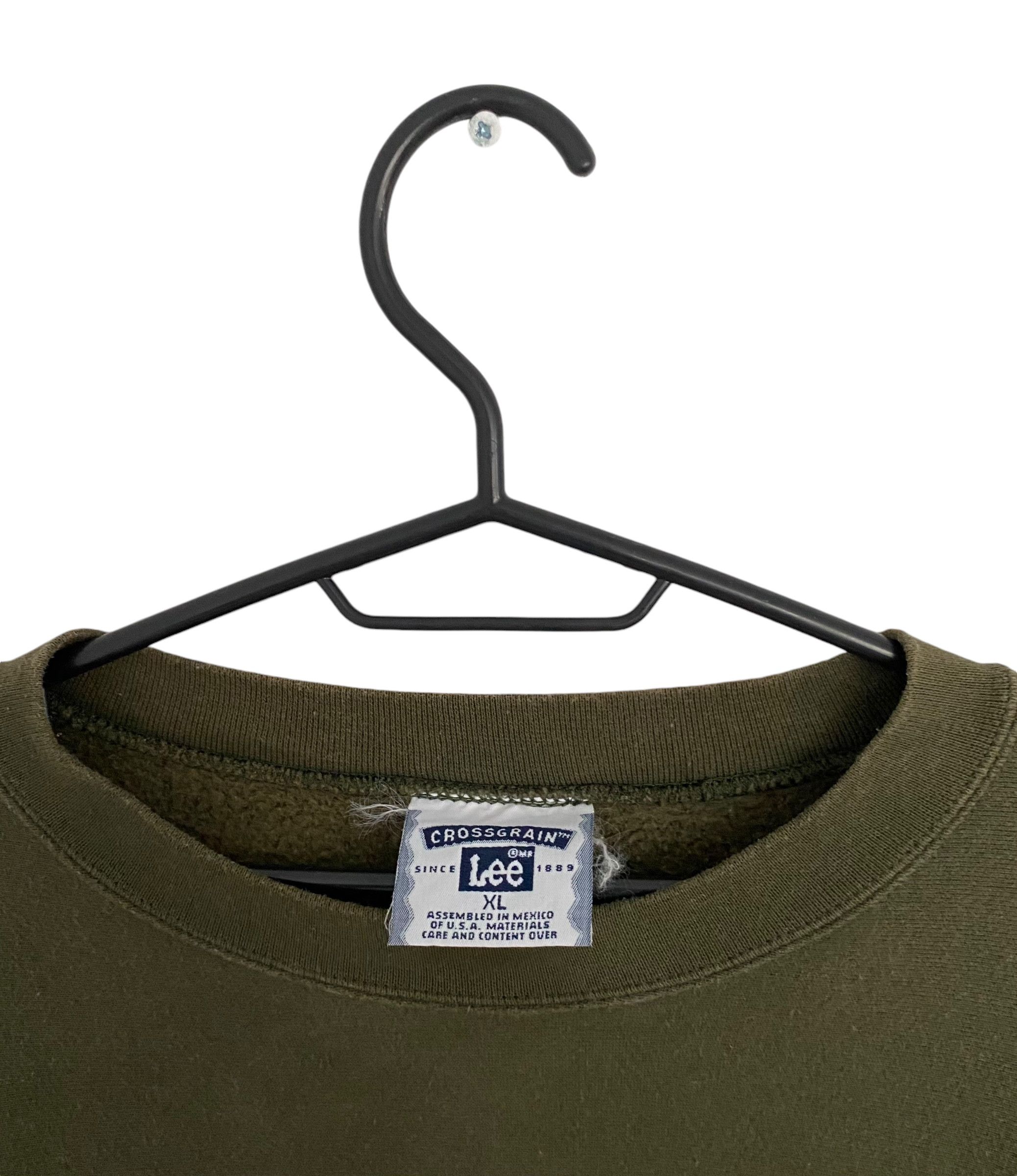 Lee × Vintage 80s' Lee Crossgrain vintage crewneck Size US XL / EU 56 / 4 - 3 Thumbnail