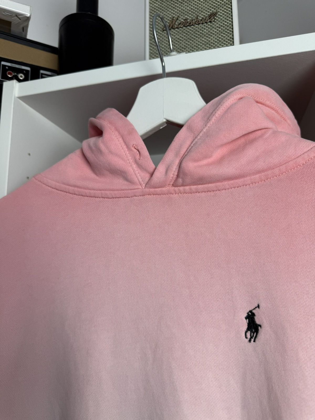 Designer × Polo Ralph Lauren × Ralph Lauren Polo Ralph Lauren two tone tie die boxy hoodie S old money Size S / US 4 / IT 40 - 3 Thumbnail