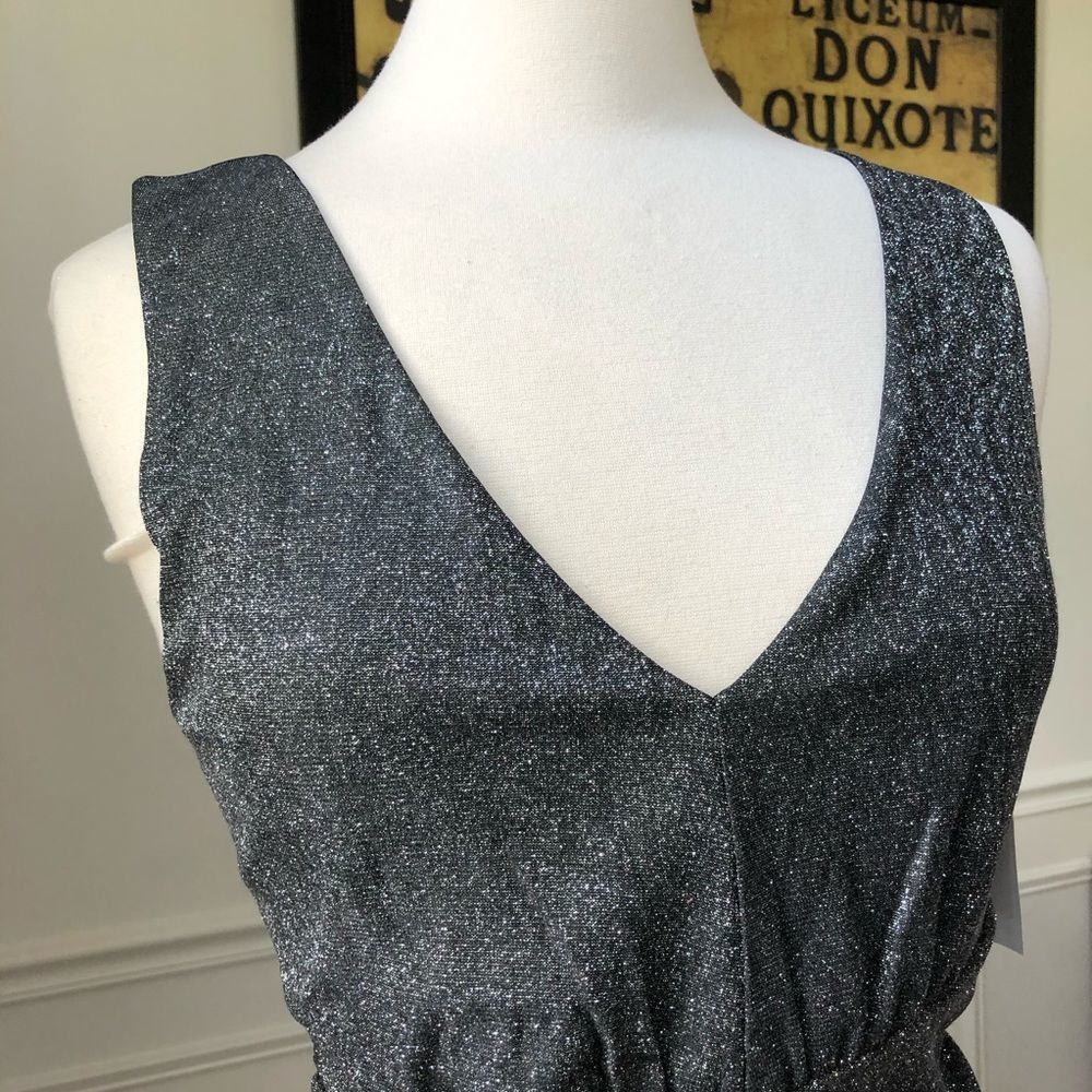 Other Max & Ash Dress Black Silver Glitter NWT M L Size S / US 4 / IT 40 - 5 Thumbnail