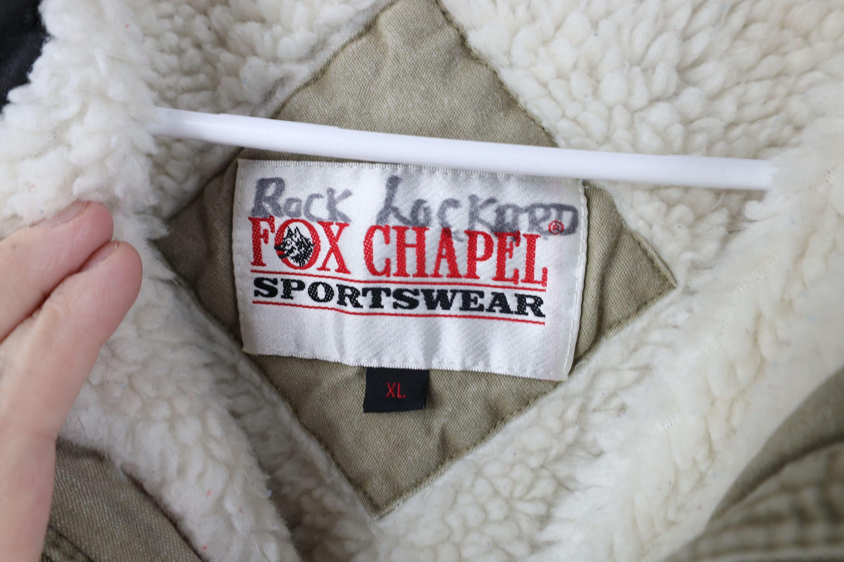 Vintage Vintage 90s Streetwear Pile Fleece Lined Stonewash Jacket Size US XL / EU 56 / 4 - 9 Thumbnail