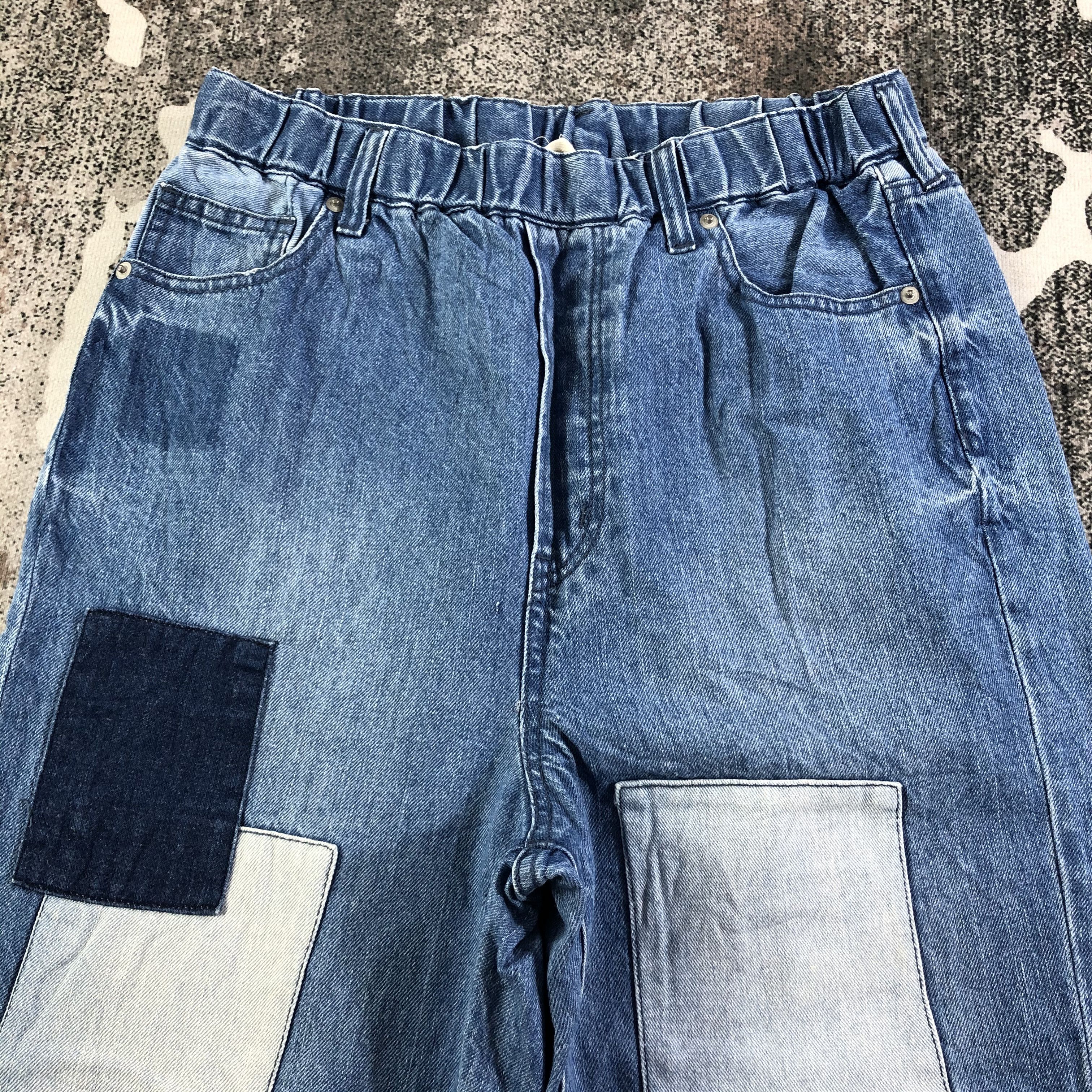 Japanese Brand Japanese Brand Patchwork Jogger Denim KJ1949 Size US 30 / EU 46 - 3 Thumbnail