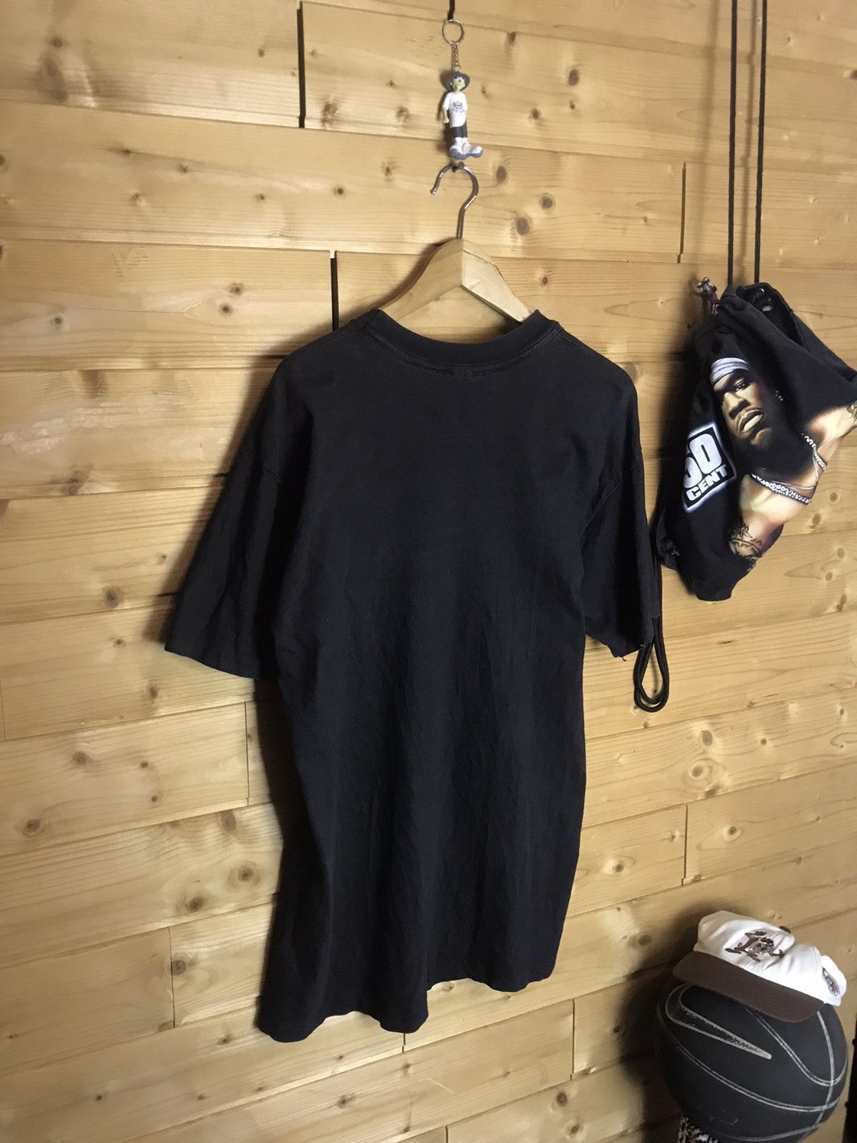 Vintage Vintage 1992 Bash car flame single stitch t-shirt Size US L / EU 52-54 / 3 - 12 Thumbnail