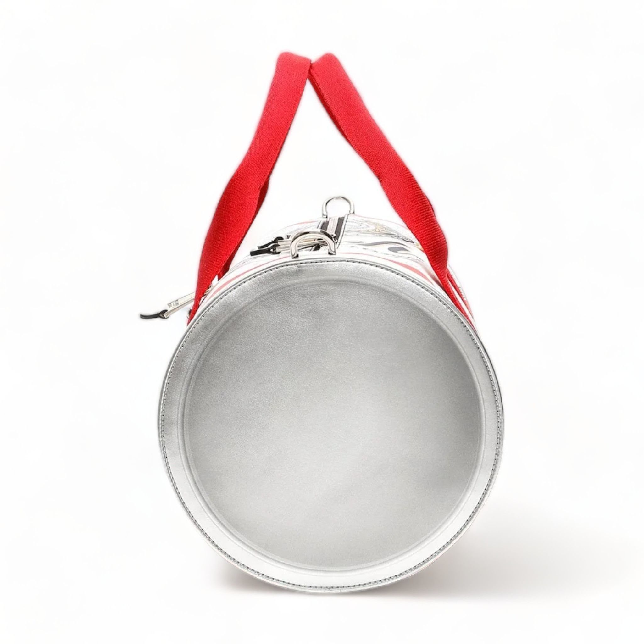 Moschino Budweiser Beer Can Leather Duffel Bag $1200 Size ONE SIZE - 4 Thumbnail