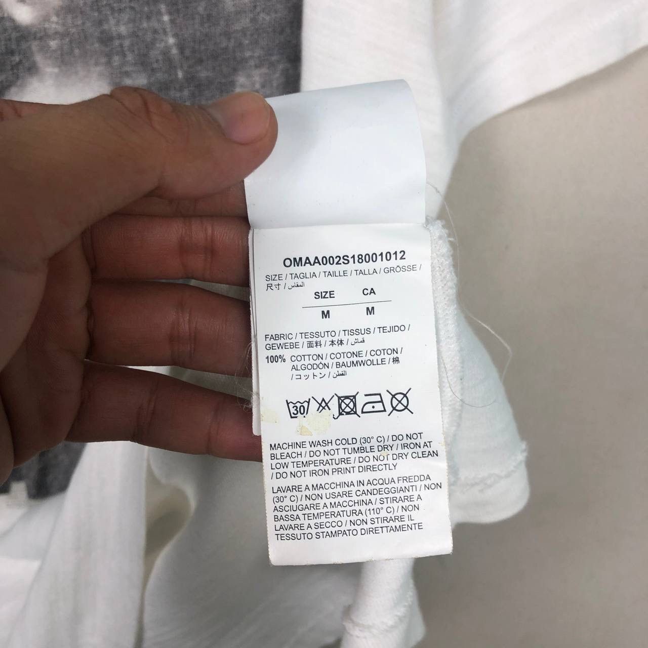 Off-White Off-White Virgil Abloh Mona Lisa Tee Shirt White Size US M / EU 48-50 / 2 - 9 Thumbnail