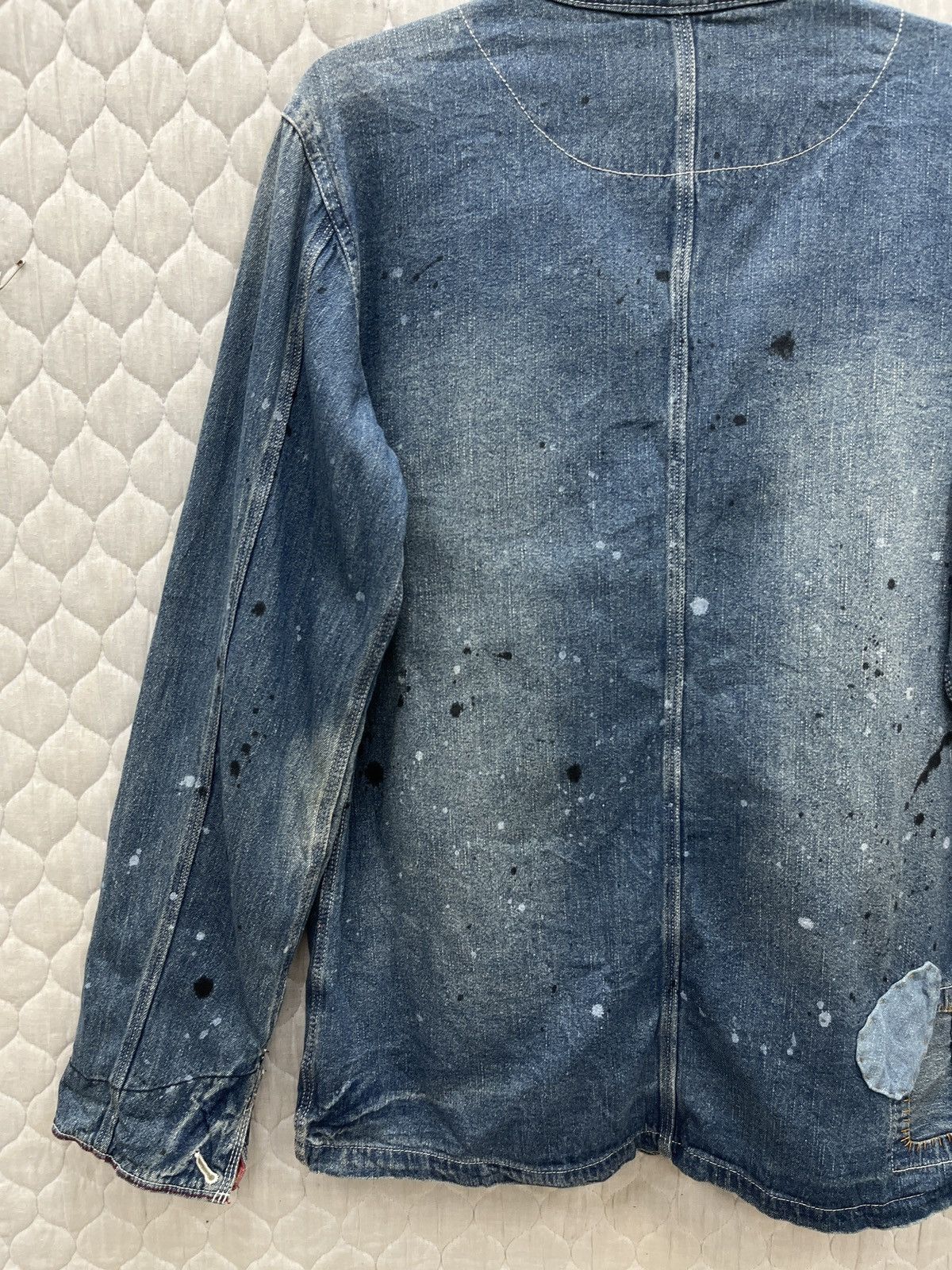 KOJIMA GENES 🔥🔥🔥ARCHIVE M2 SQUARED DENIM CHORE JACKET Size M / US 6-8 / IT 42-44 - 10 Thumbnail