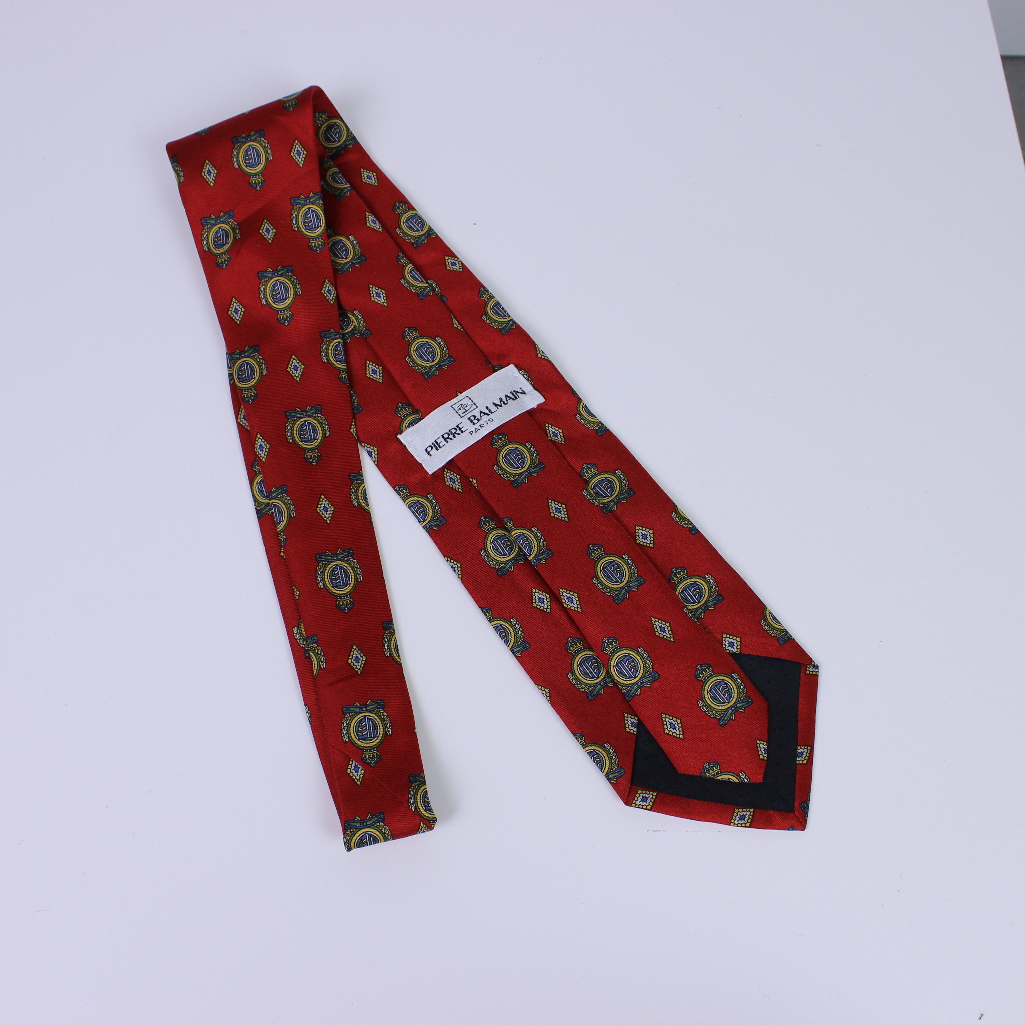 Balmain Pierre Balmain Paris tie multi logo silk ties Size ONE SIZE - 1 Thumbnail