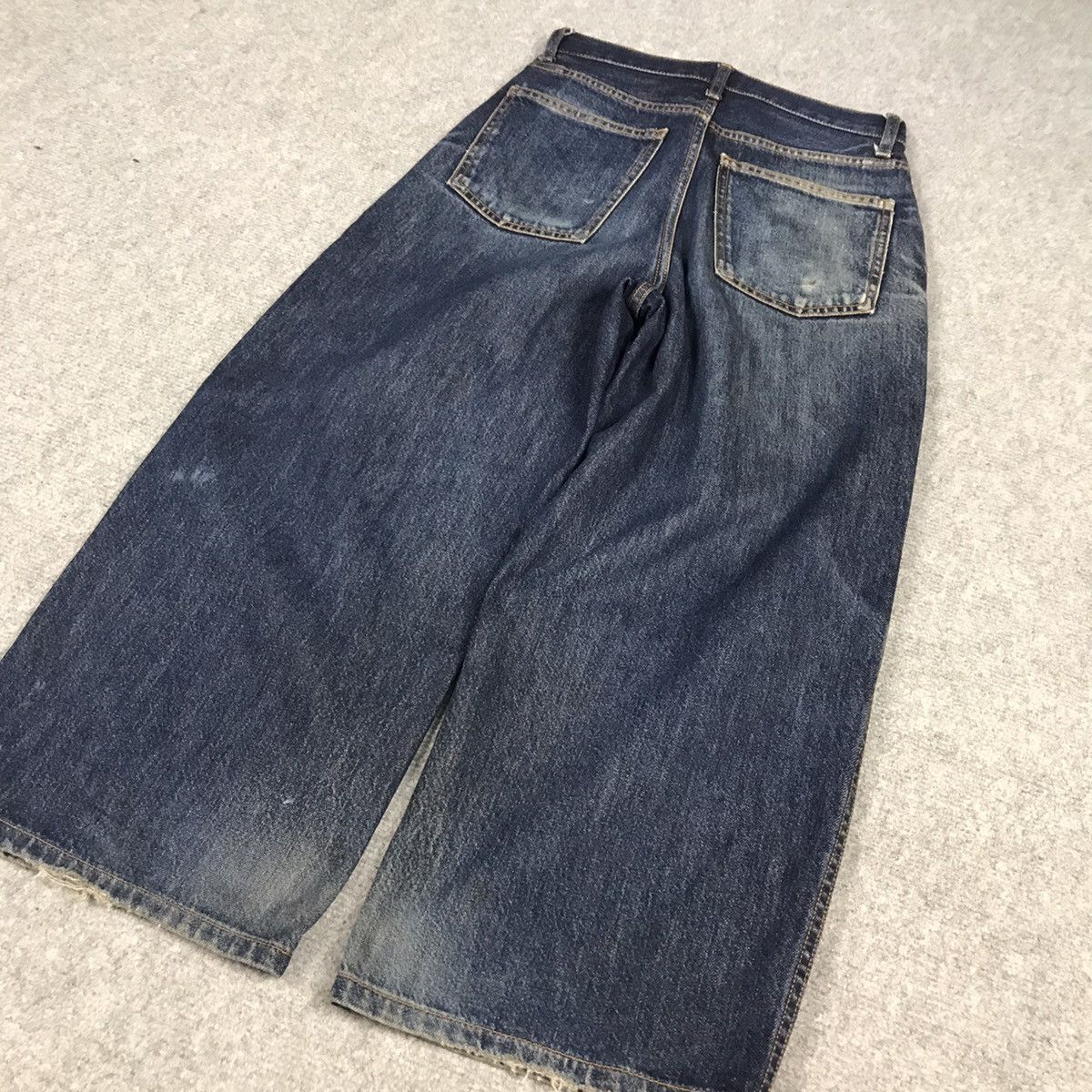 Japanese Brand UNIQLO X U UNDERCAVER BAGGY STYLE DENIM PANTS Size 24" / US 00 / IT 34 - 7 Thumbnail