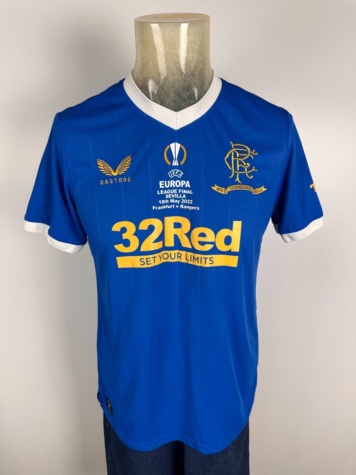 Castore Rangers 2021 Football Shirt Soccer Jersey Castore Size M Size US M / EU 48-50 / 2 - 1 Thumbnail