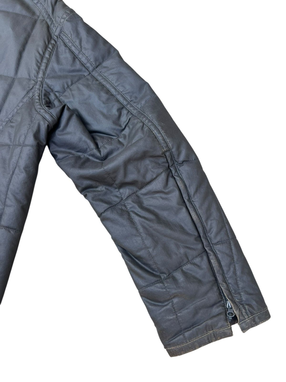 Levi's 2001 Levi’s Engineered Distress Fade Waxed Puffer Jacket Size US L / EU 52-54 / 3 - 22 Thumbnail