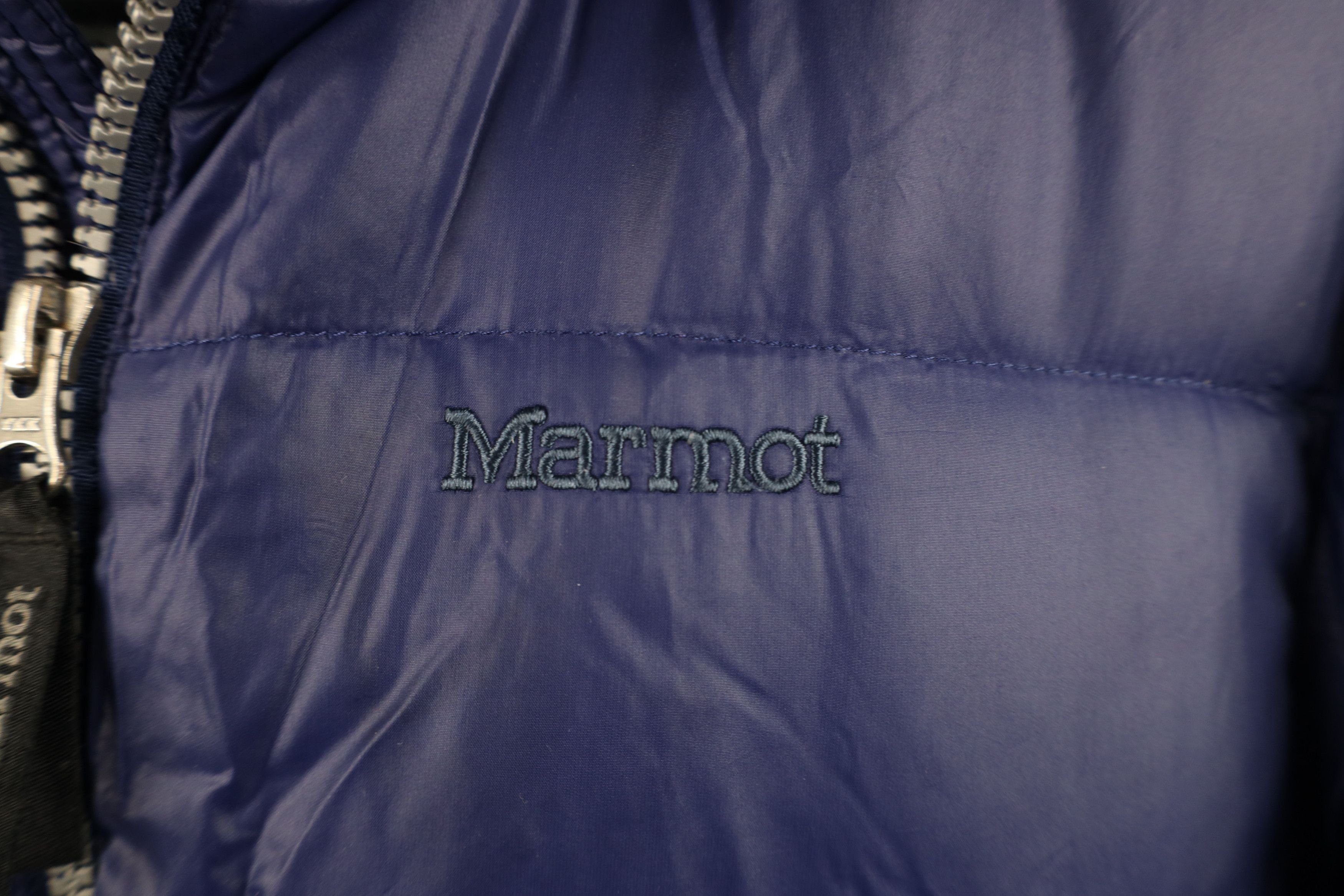 Marmot Marmot Down Feather Full Zip Winter Puffer Jacket Coat Blue Size XL / US 12-14 / IT 48-50 - 4 Thumbnail