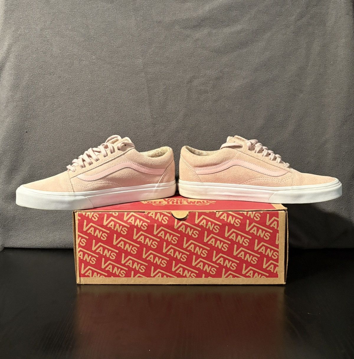 Vans Vans Old Skool - Pink/White size 9.5 - Size US 9.5 / EU 42-43 - 4 Thumbnail