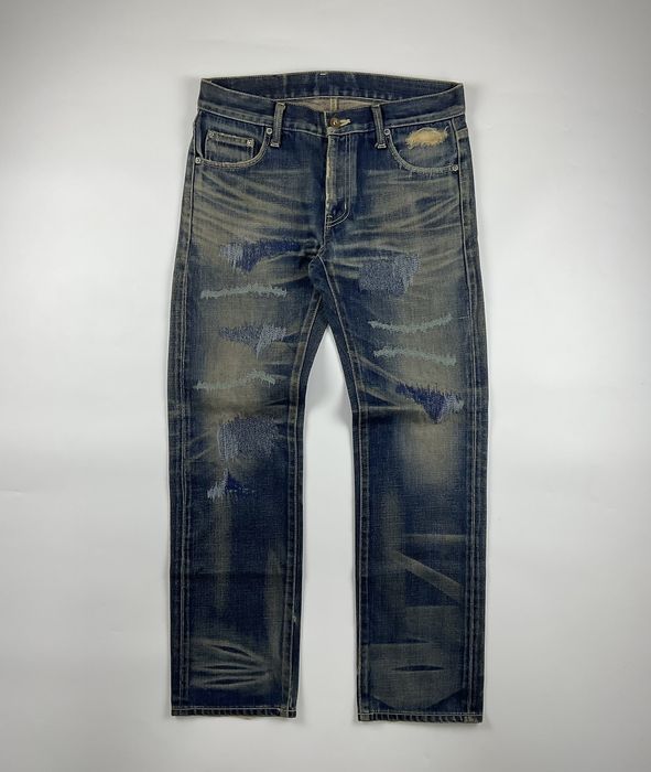 Neighborhood Neighborhood Savage Level 4 Distressed Denim | Grailed