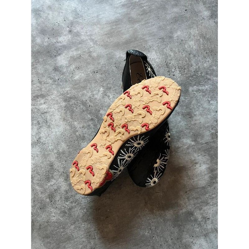 Designer × Evisu × Japanese Brand Evisu Embroidered Ballet Flats Size US 6 / IT 36 - 4 Thumbnail