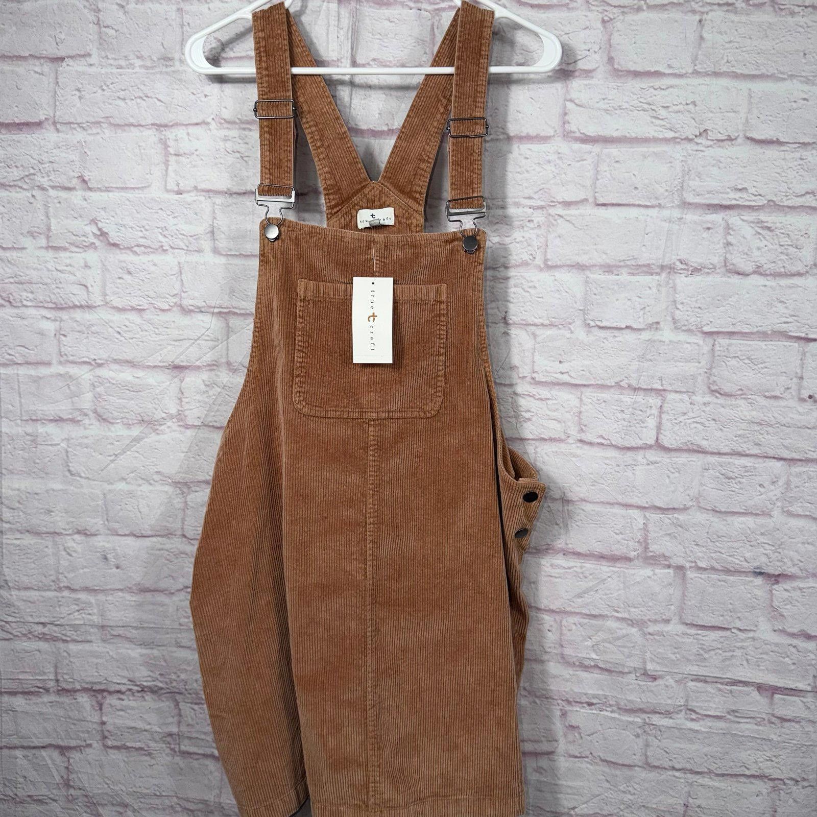 Other True Craft Women's Corduroy Overall Dress 1X NWT Size XL / US 12-14 / IT 48-50 - 1 Thumbnail