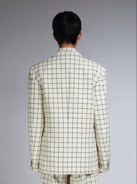Marni o1w1db11024 Single Breasted Blazer in Cream Size US M / EU 48-50 / 2 - 2 Thumbnail